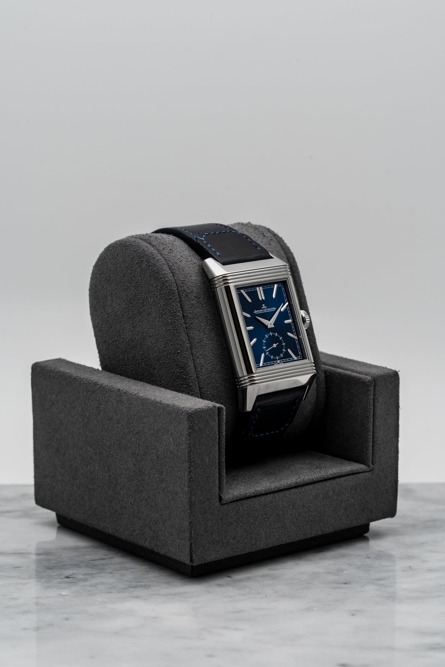 Jaeger-LeCoultre Reverso Tribute Duoface Small Seconds Q3988482 – Stainless Steel, Blue & Silver Dials