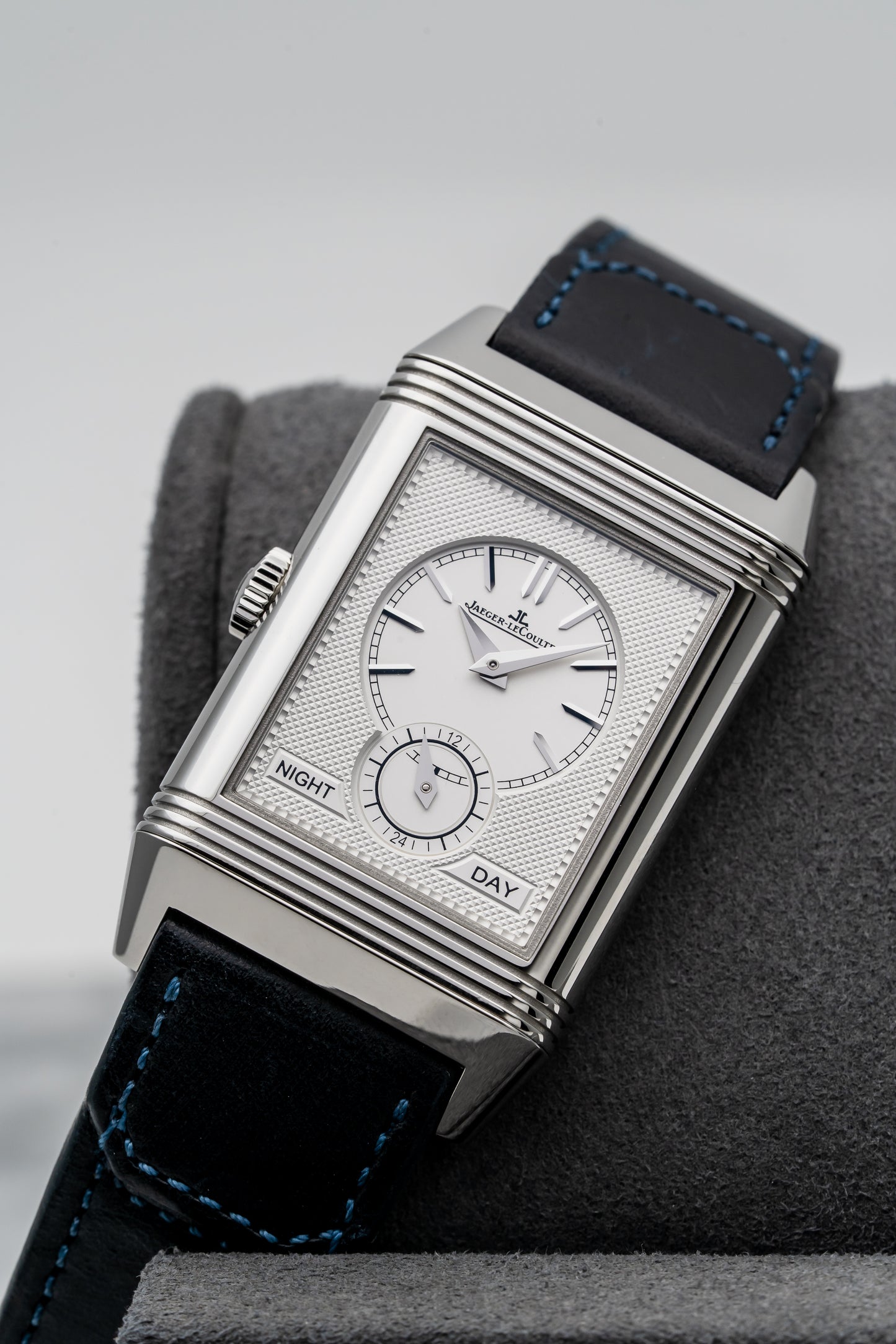 Jaeger-LeCoultre Reverso Tribute Duoface Small Seconds Q3988482 – Stainless Steel, Blue & Silver Dials