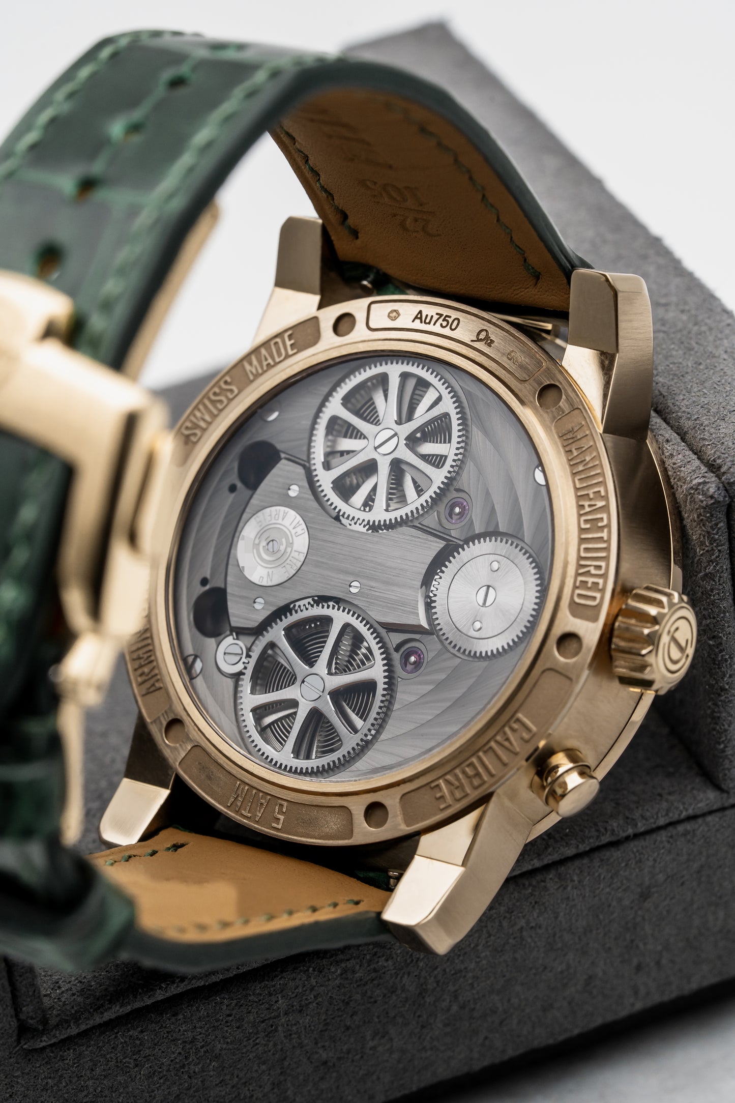 Armin Strom Mirrored Force Resonance RG16.RF.5N.AL.L.40 Rose Gold, White Enamel Dial