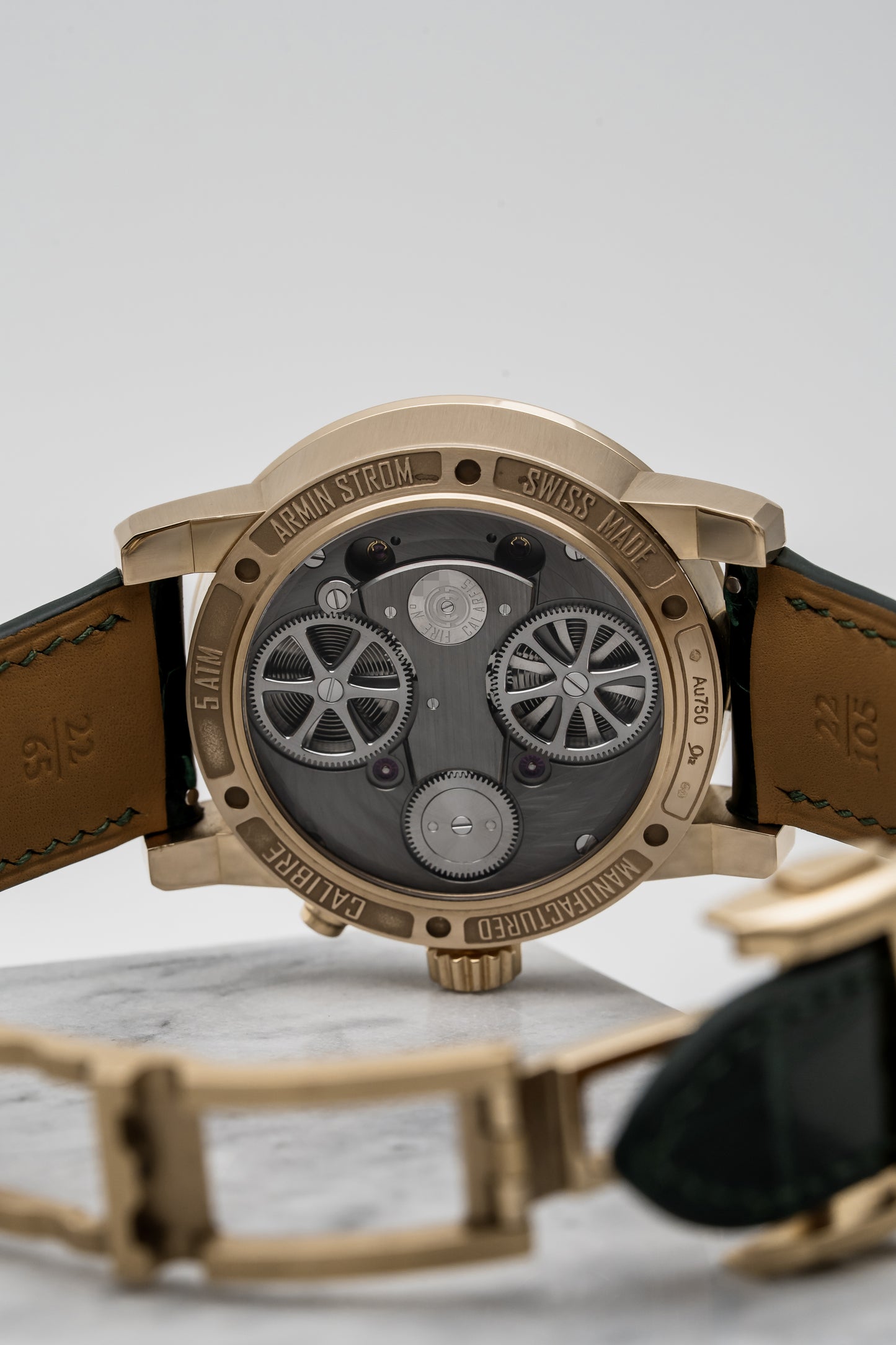 Armin Strom Mirrored Force Resonance RG16.RF.5N.AL.L.40 Rose Gold, White Enamel Dial
