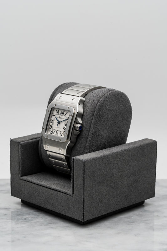 Cartier Santos Galbée XL W20098D6 – Silver Roman Dial, Stainless Steel