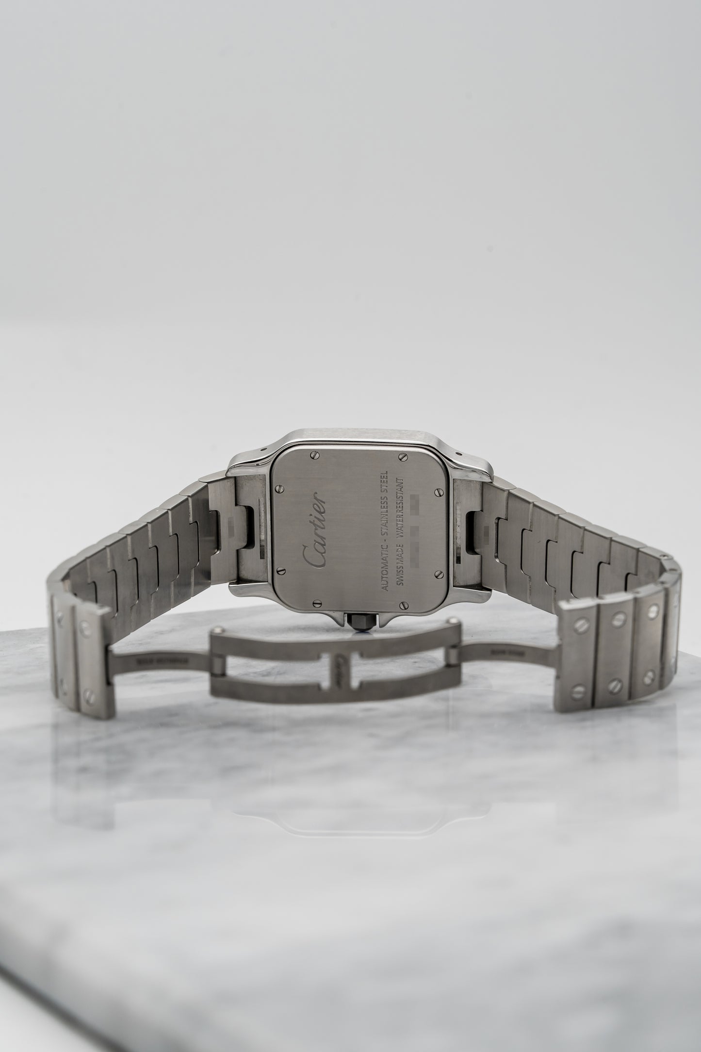 Cartier Santos Galbée XL W20098D6 – Silver Roman Dial, Stainless Steel