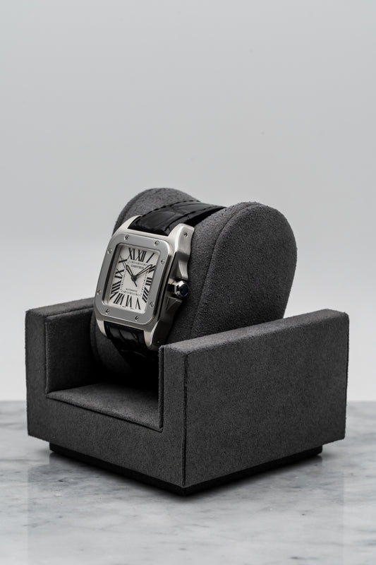 Cartier Santos 100 M W20106X8 Stainless Steel, Silver Dial