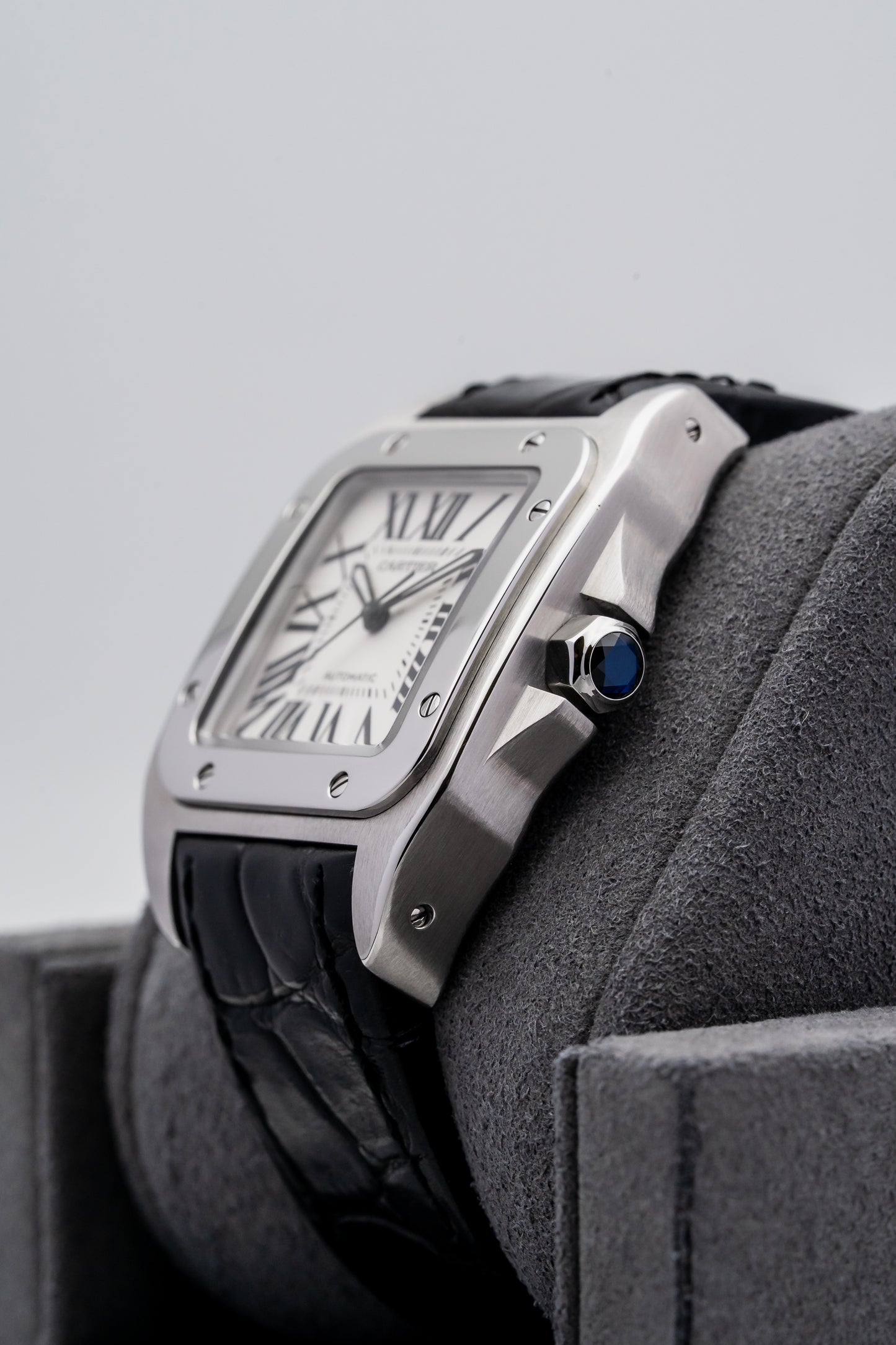 Cartier Santos 100 M W20106X8 Stainless Steel, Silver Dial
