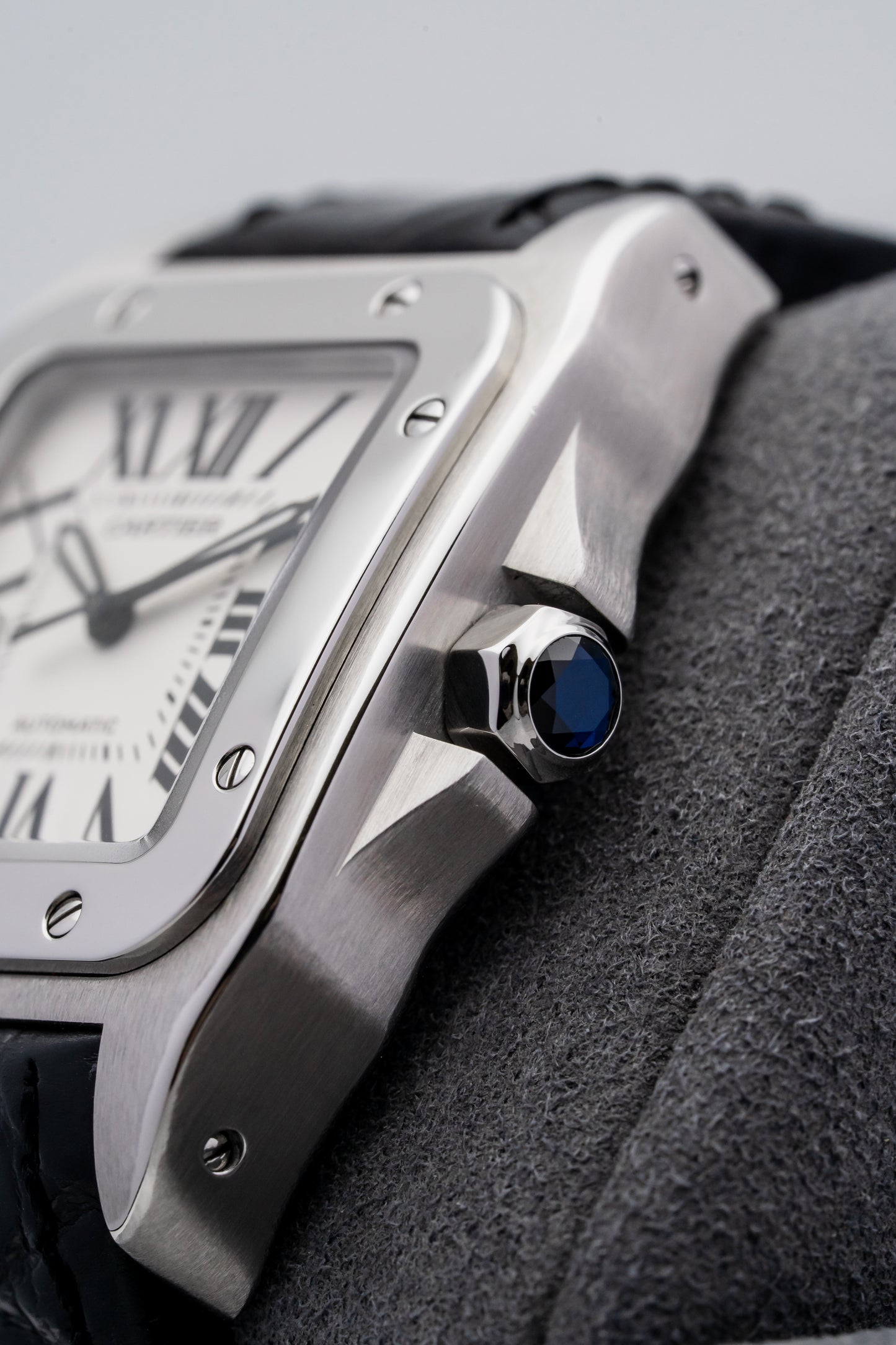 Cartier Santos 100 M W20106X8 Stainless Steel, Silver Dial