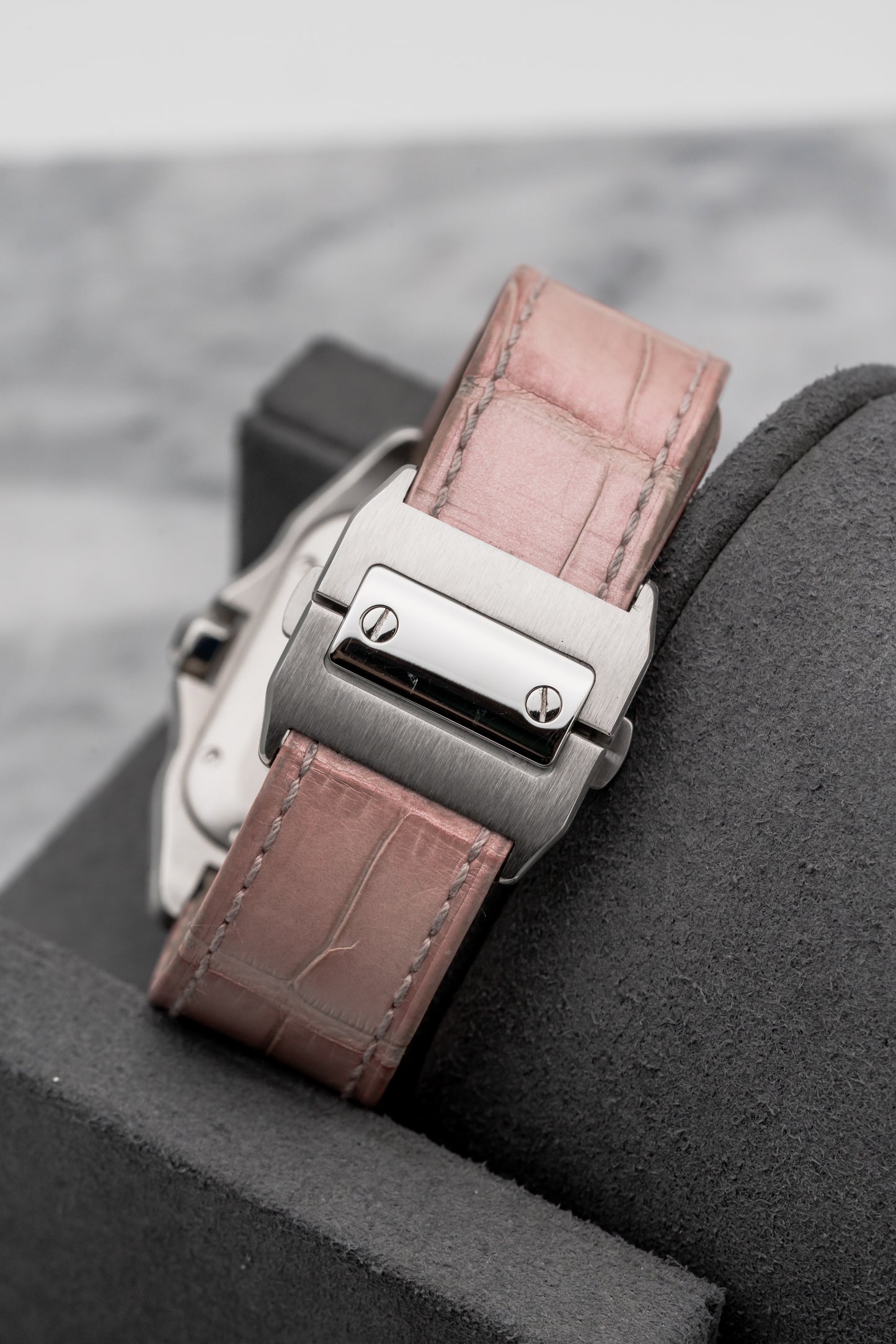 Cartier Santos Medium W20126X8, Silver Opaline Dial