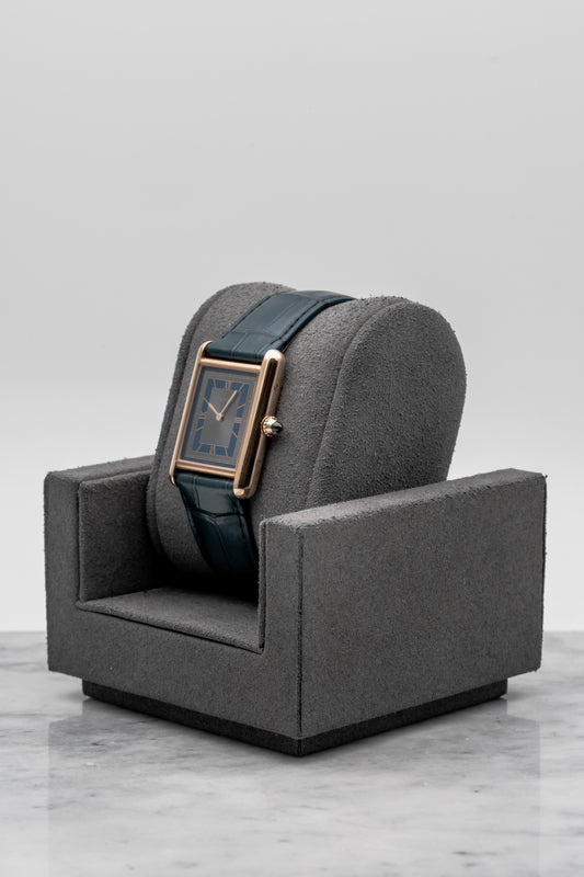 Cartier Tank Louis Cartier WGTA0058, Blue Dial, Rose Gold