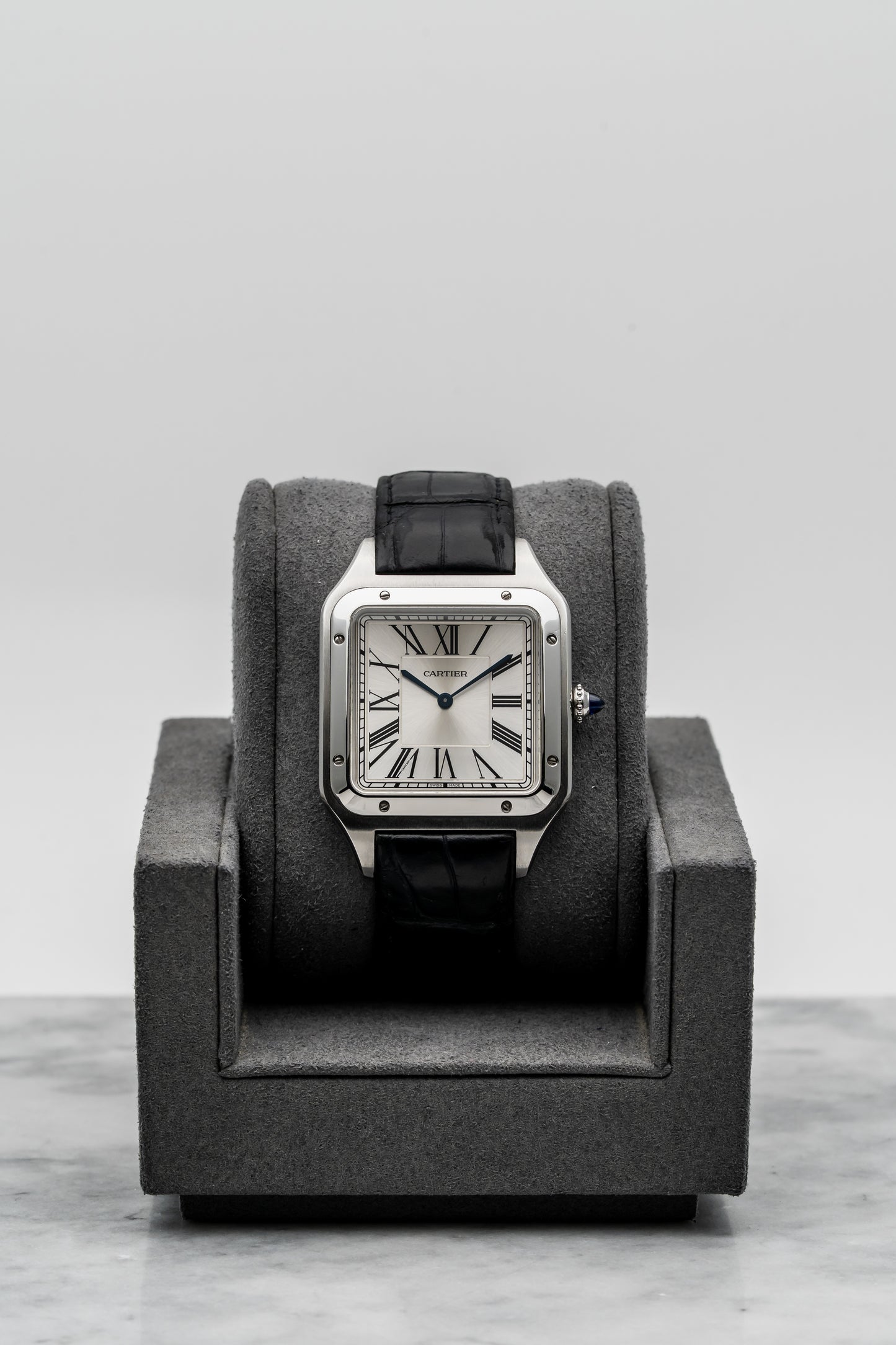Cartier Santos-Dumont XL WSSA0032 – Manual-Wind, Roman Dial, Steel Case