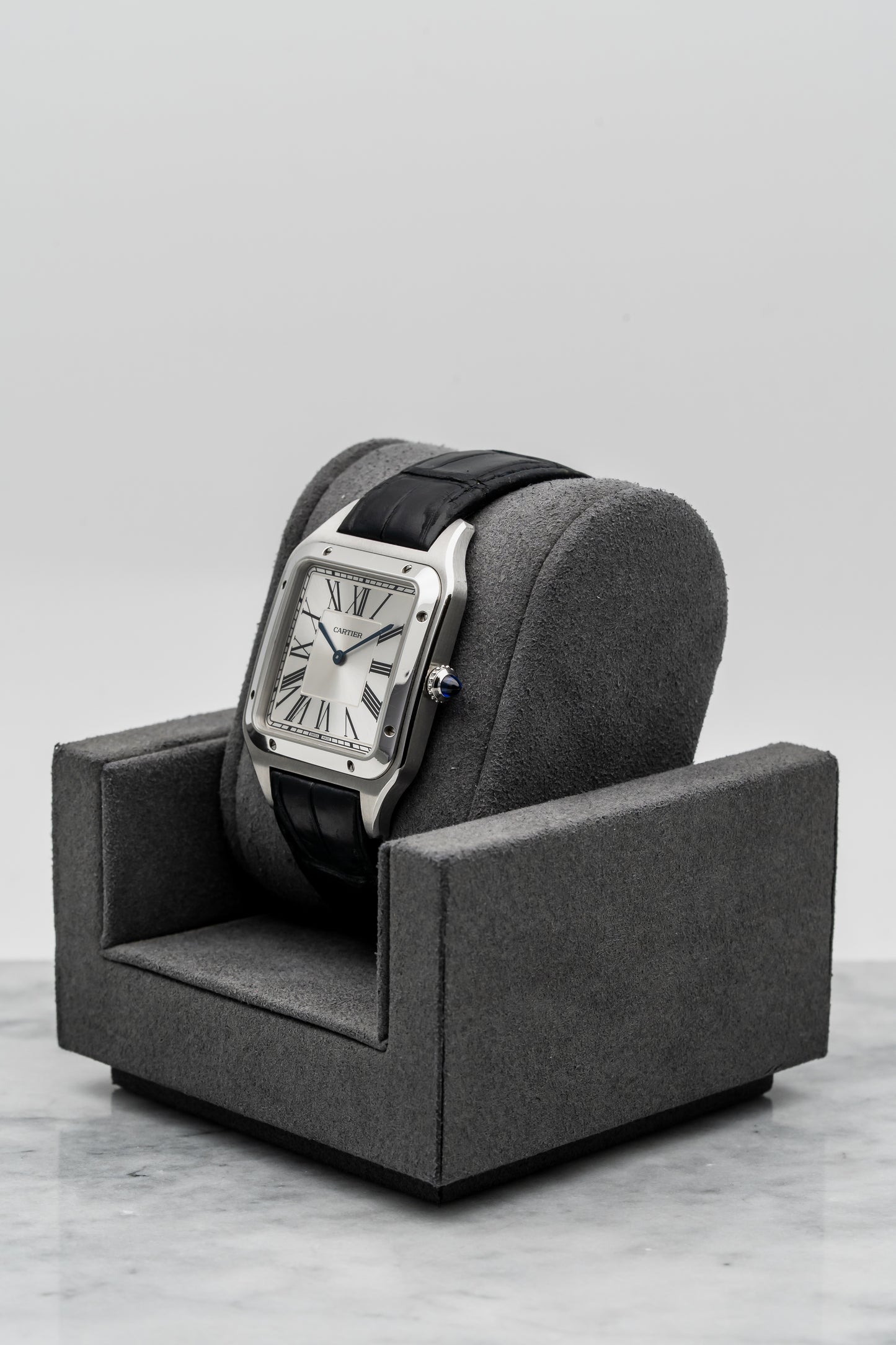 Cartier Santos-Dumont XL WSSA0032 – Manual-Wind, Roman Dial, Steel Case
