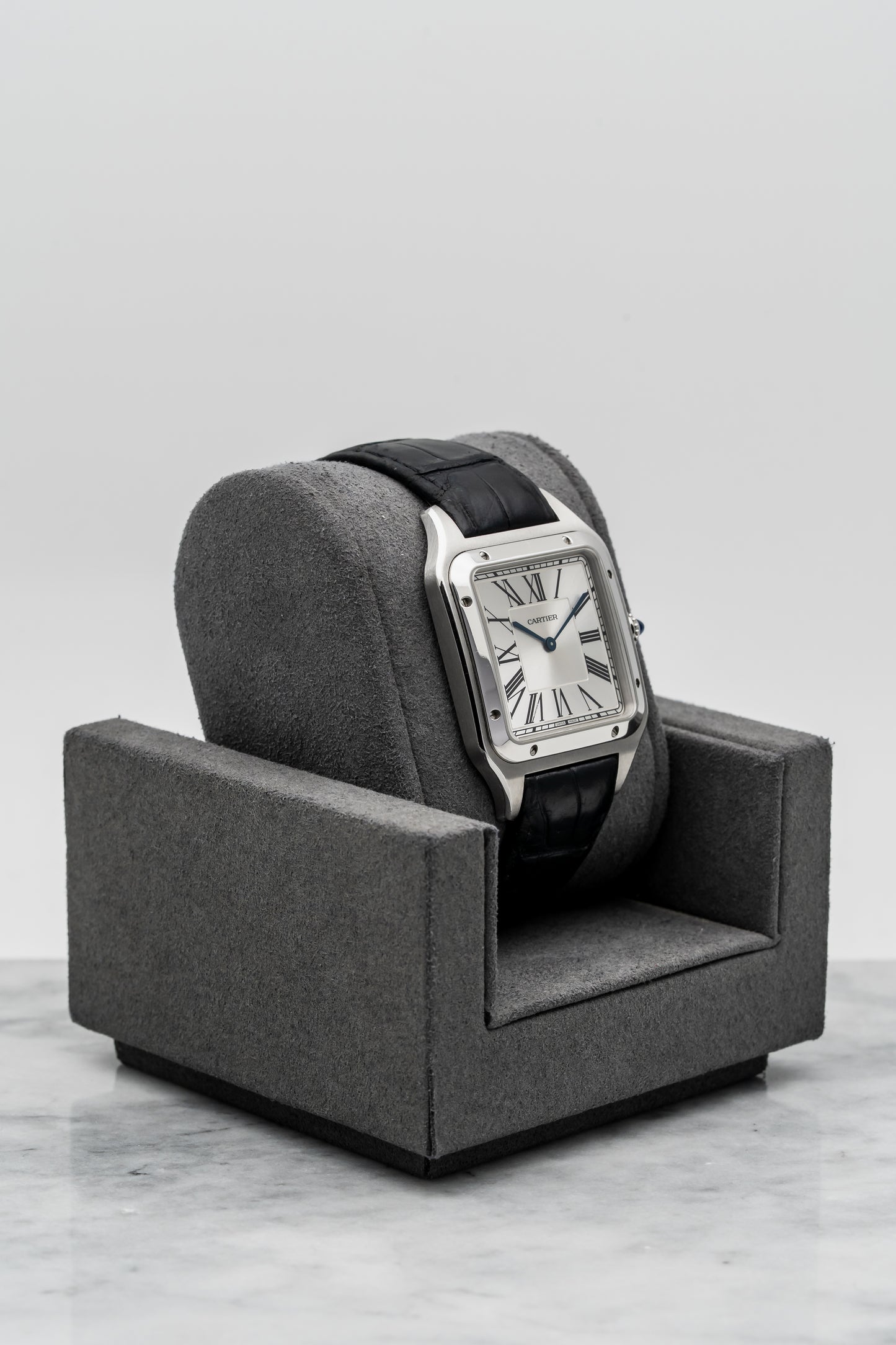 Cartier Santos-Dumont XL WSSA0032 – Manual-Wind, Roman Dial, Steel Case