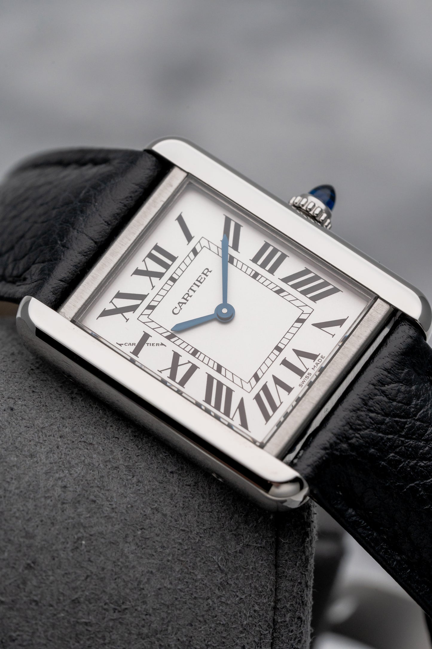 Cartier Tank Solo WSTA0030 Silver Dial