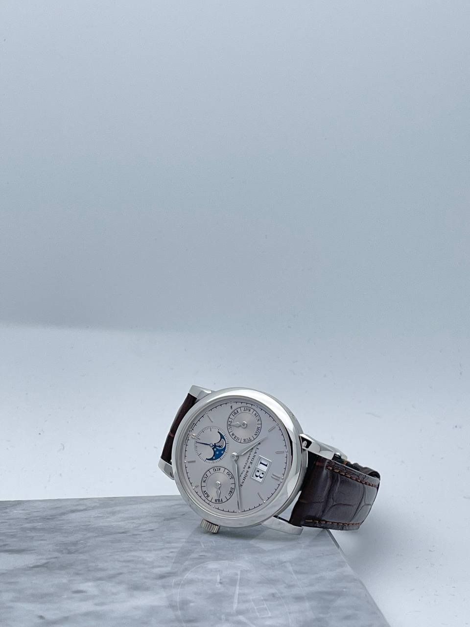 A. Lange & Söhne Saxonia Annual Calendar 330.025 Platinum