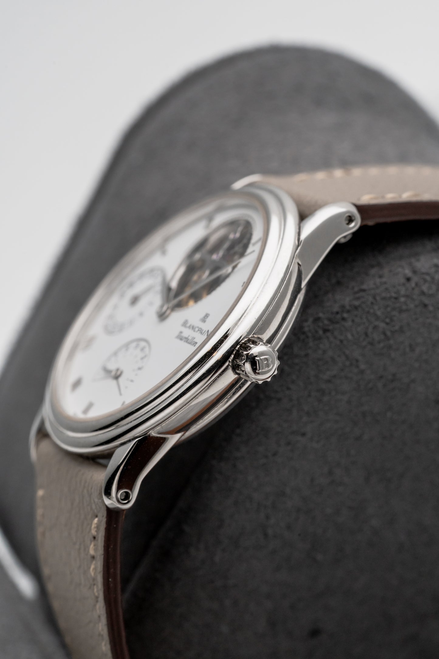 Blancpain Flying Tourbillon 0023-3427-55 White Dial