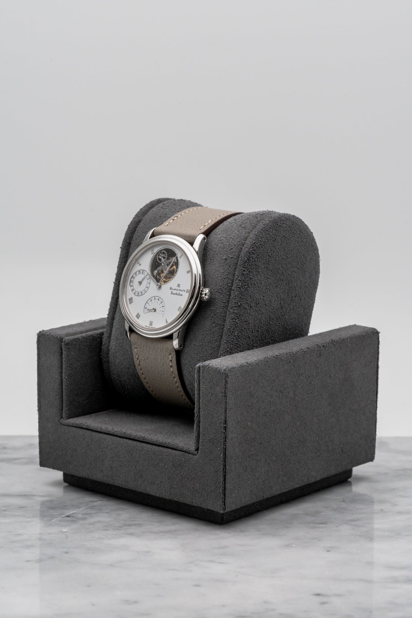 Blancpain Flying Tourbillon 0023-3427-55 White Dial