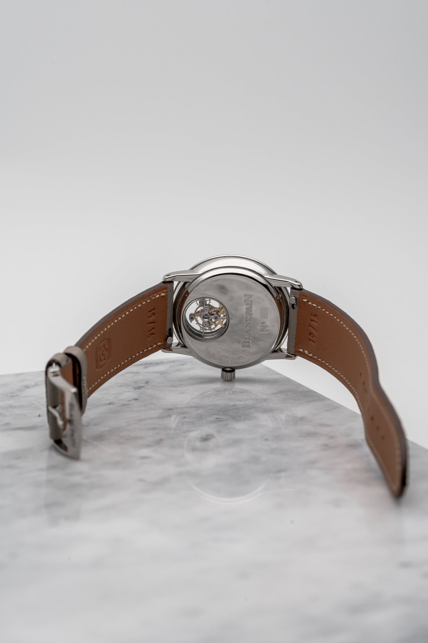 Blancpain Flying Tourbillon 0023-3427-55 White Dial