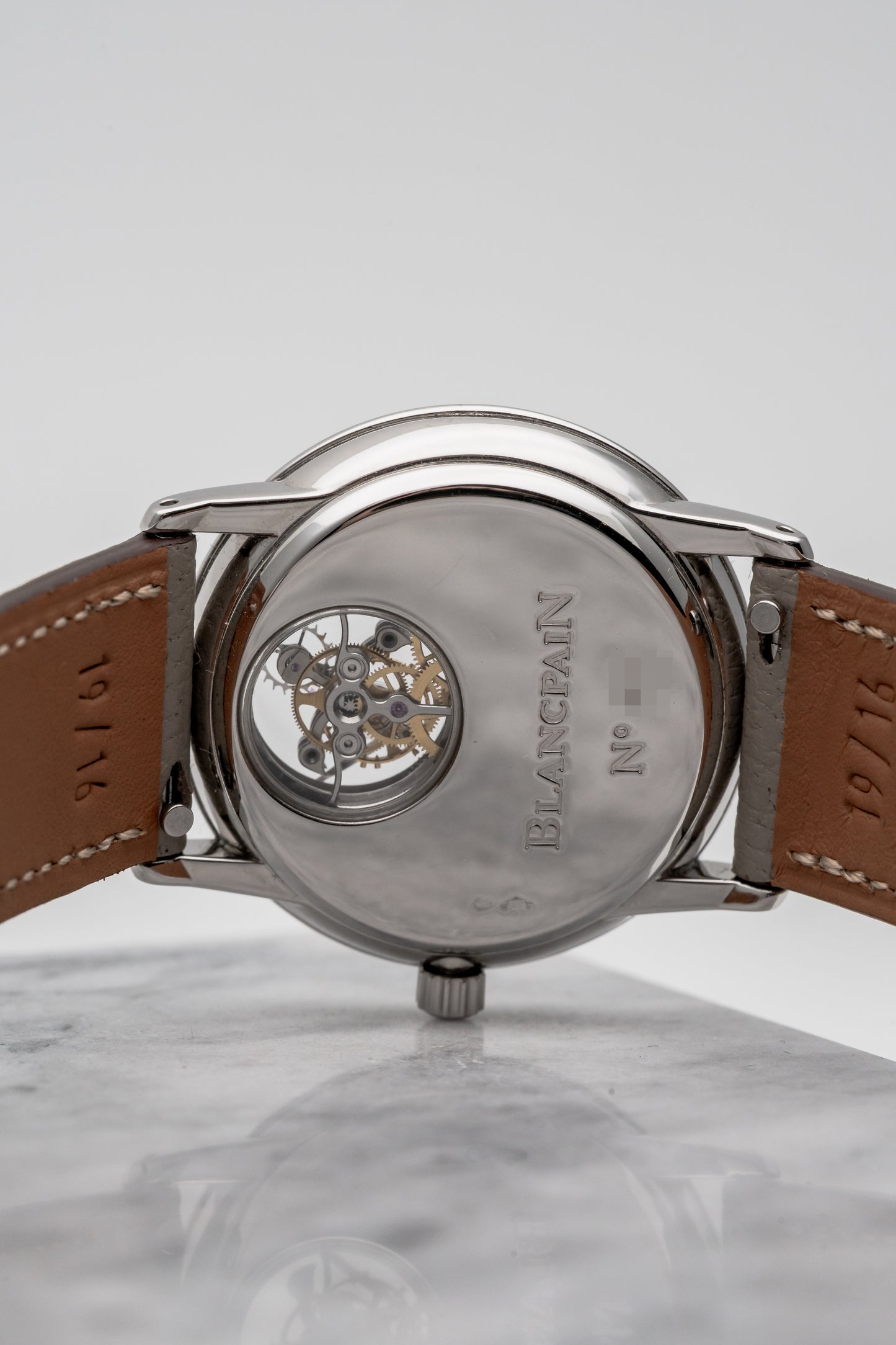 Blancpain Flying Tourbillon 0023-3427-55 White Dial