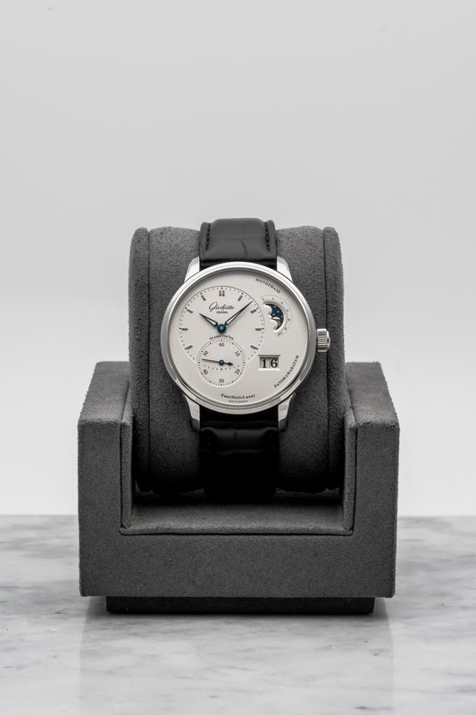 Glashütte Original PanoMaticLunar 1-90-02-42-32-61, Silver Dial