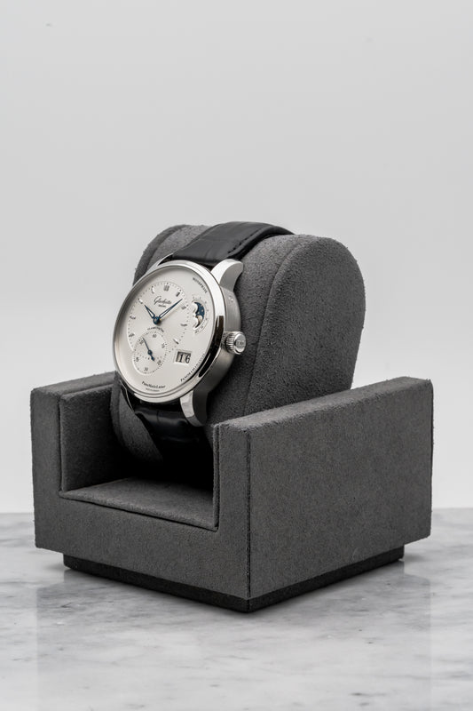 Glashütte Original PanoMaticLunar 1-90-02-42-32-61, Silver Dial