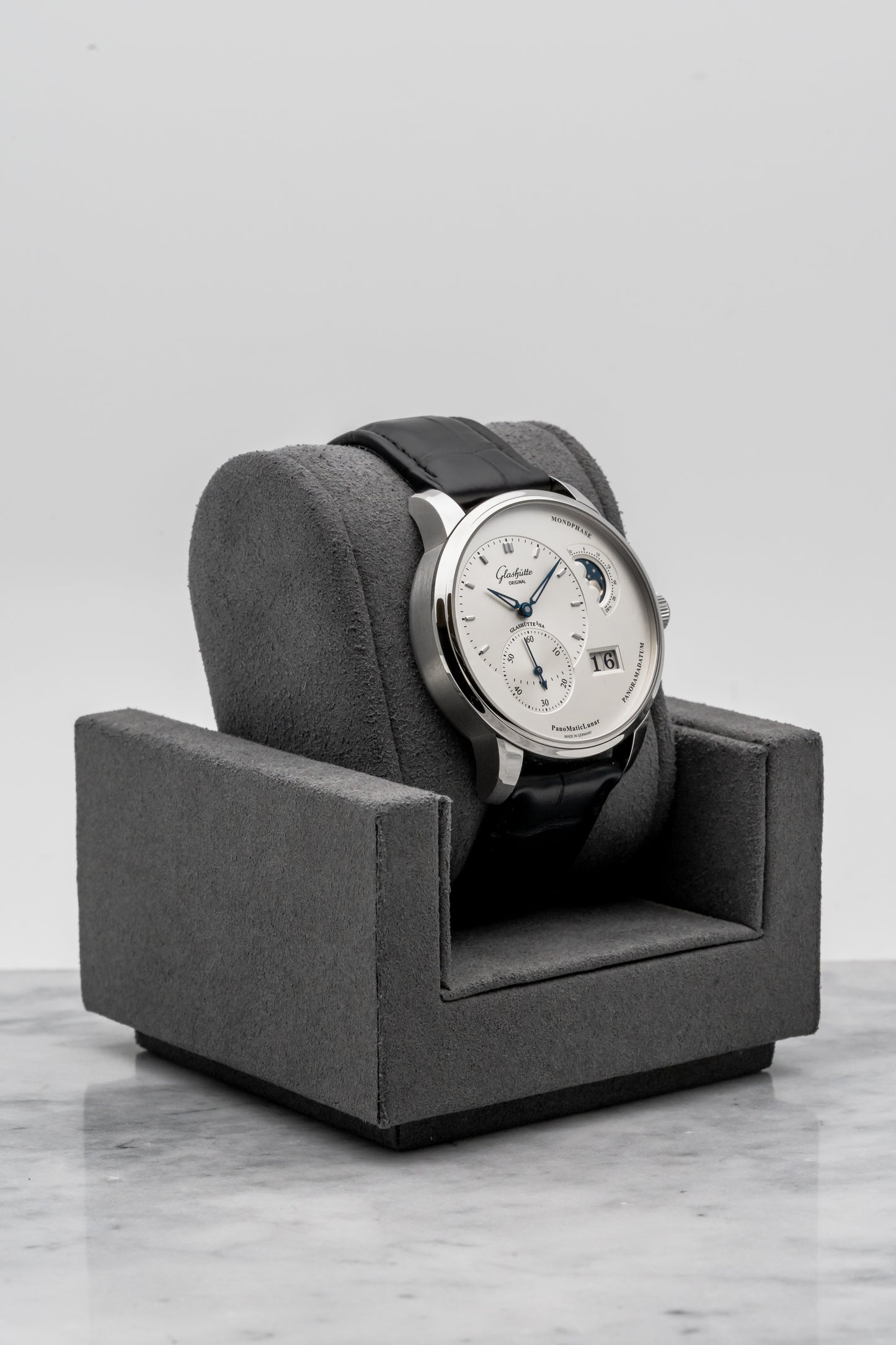 Glashütte Original PanoMaticLunar 1-90-02-42-32-61, Silver Dial