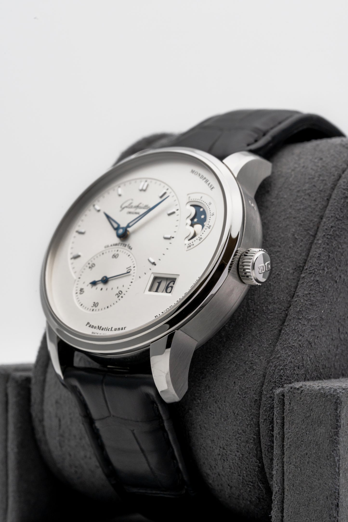 Glashütte Original PanoMaticLunar 1-90-02-42-32-61, Silver Dial