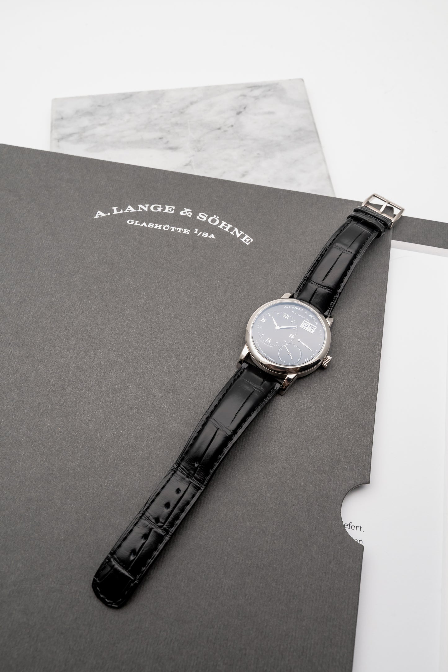 A. Lange & Söhne Lange 1 101.030, Grey Dial, White Gold