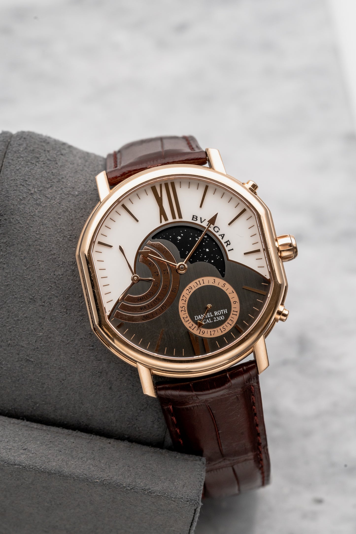 Daniel Roth Grand Lune 101845 Silver and Anthracite Dial