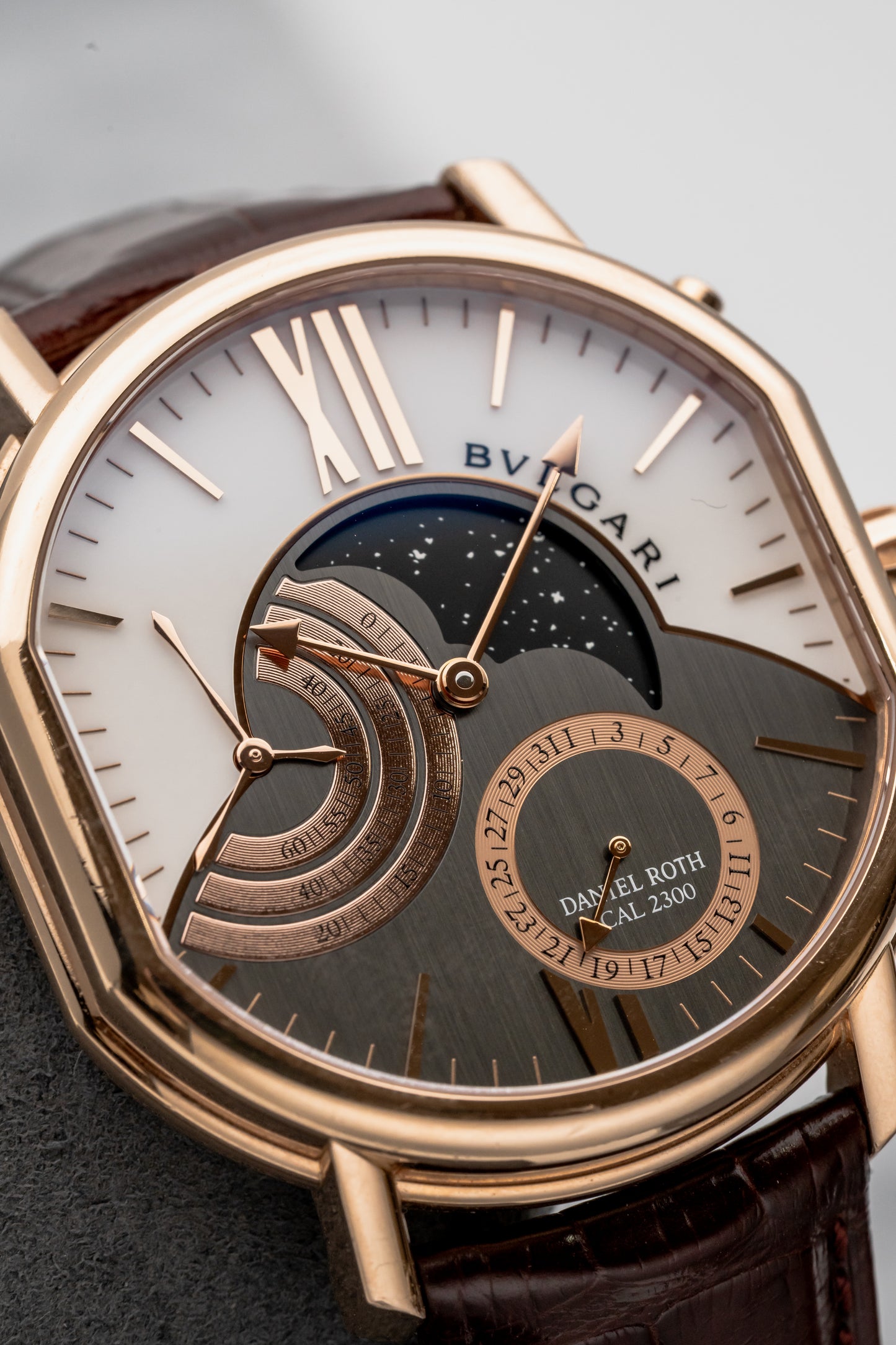 Daniel Roth Grand Lune 101845 Silver and Anthracite Dial