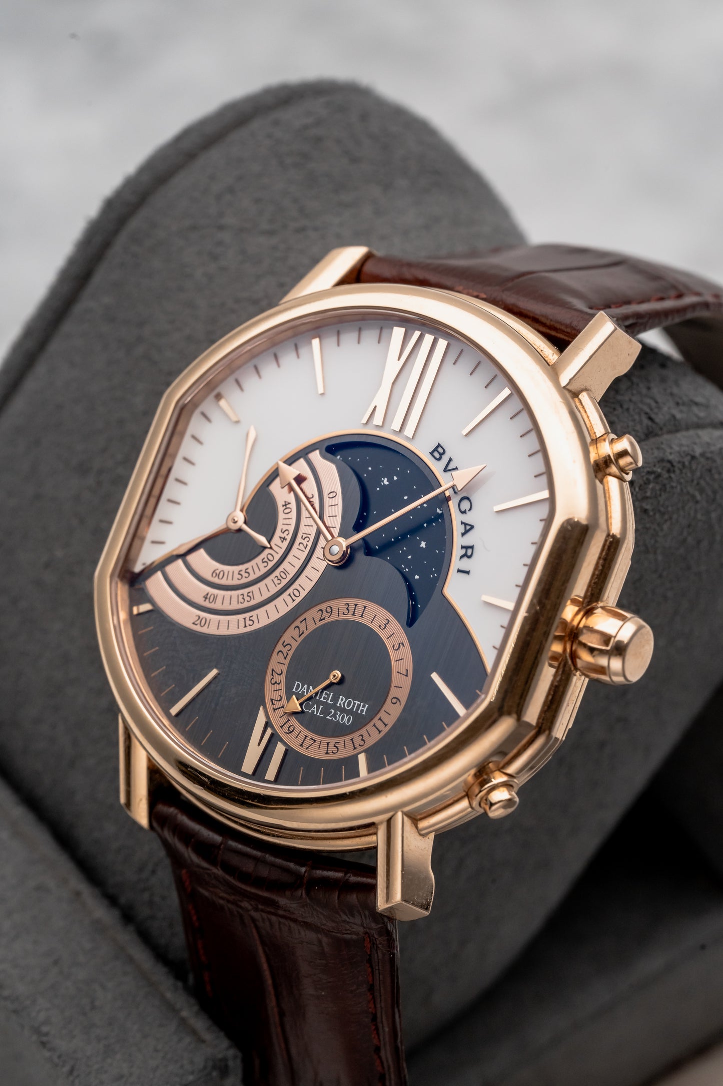 Daniel Roth Grand Lune 101845 Silver and Anthracite Dial