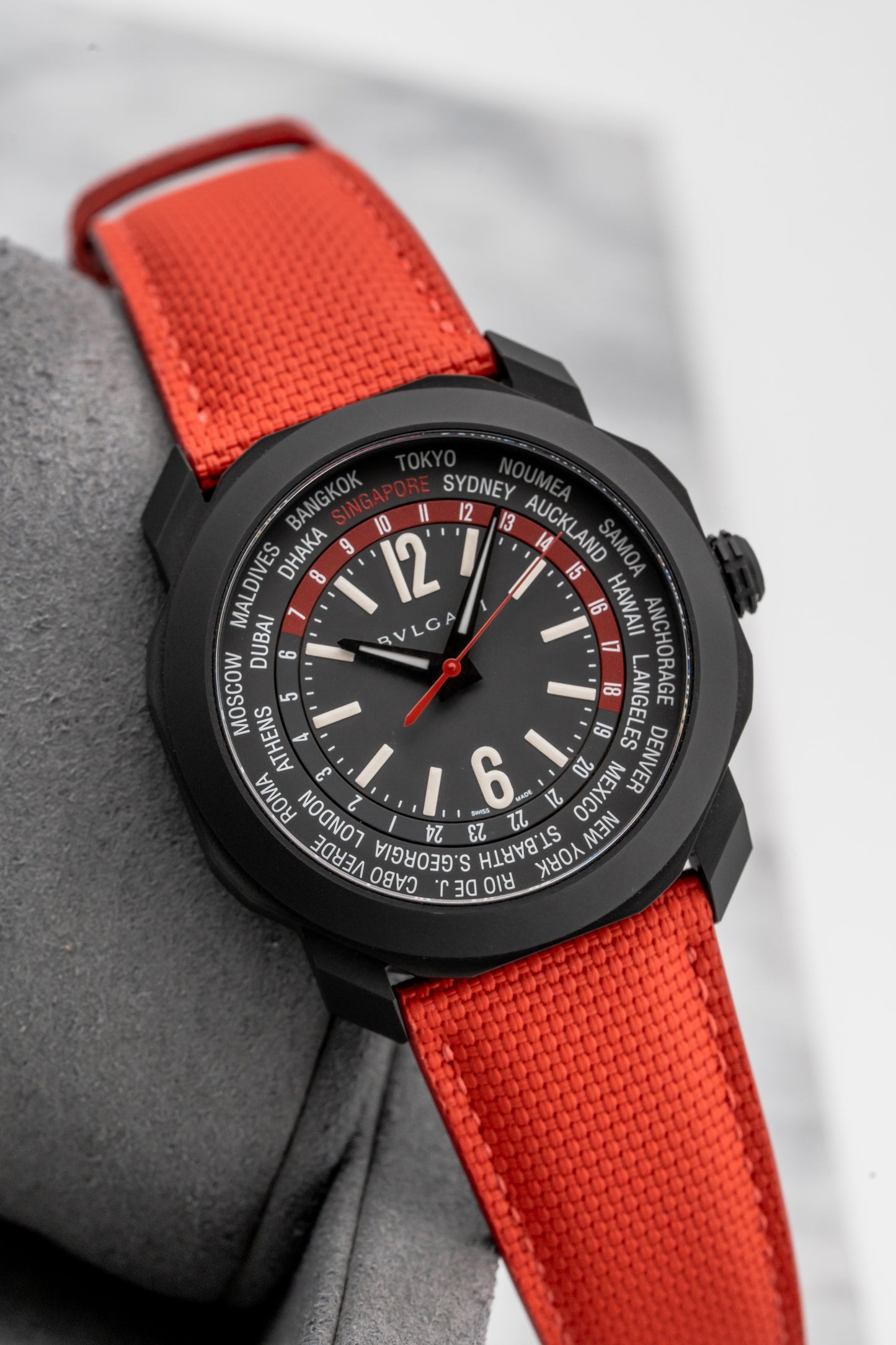 Bulgari Octo Roma WorldTimer Singapore Edition