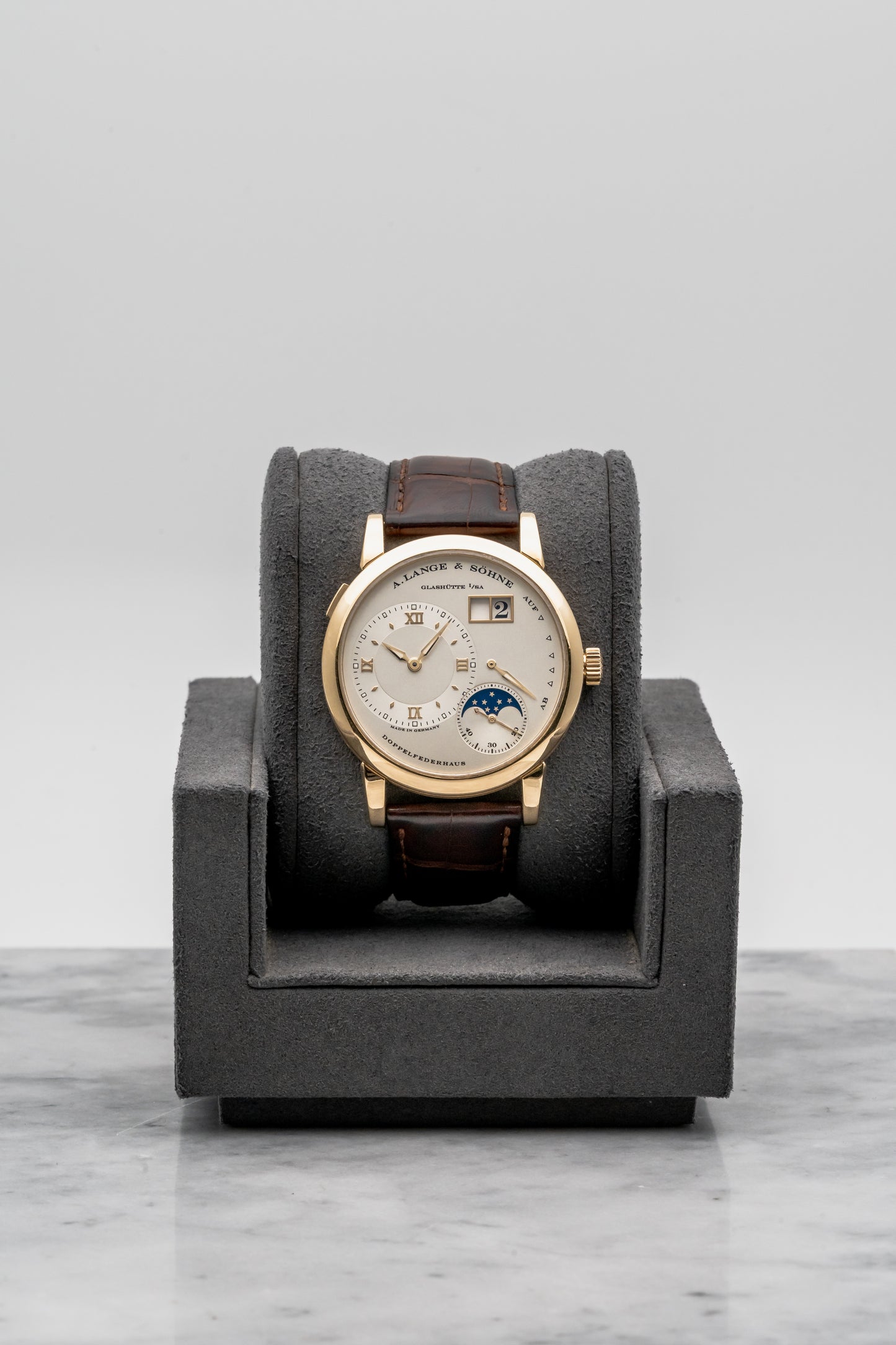 A. Lange & Söhne Lange 1 Moon Phase 109.021 Silver Dial