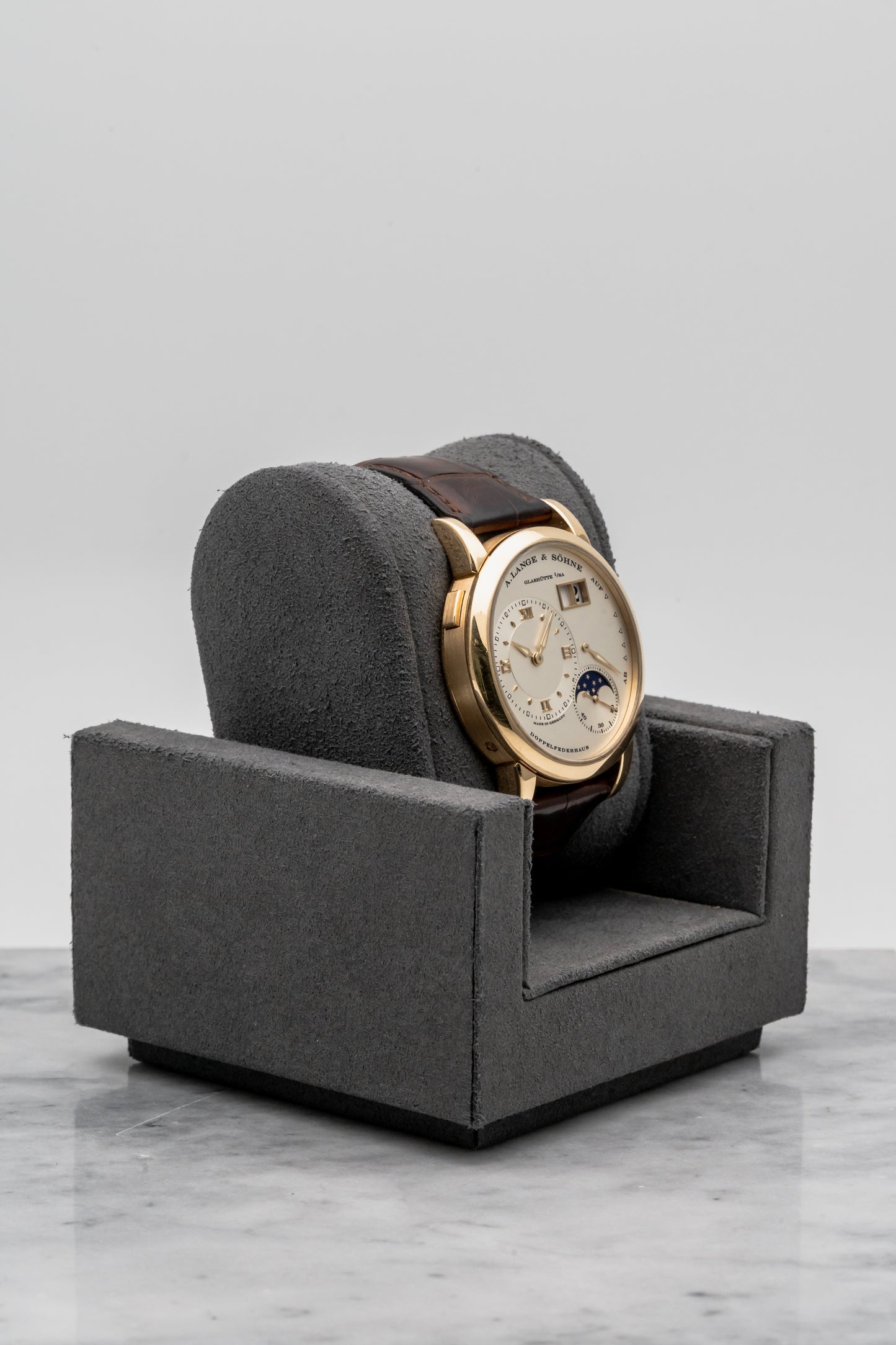 A. Lange & Söhne Lange 1 Moon Phase 109.021 Silver Dial