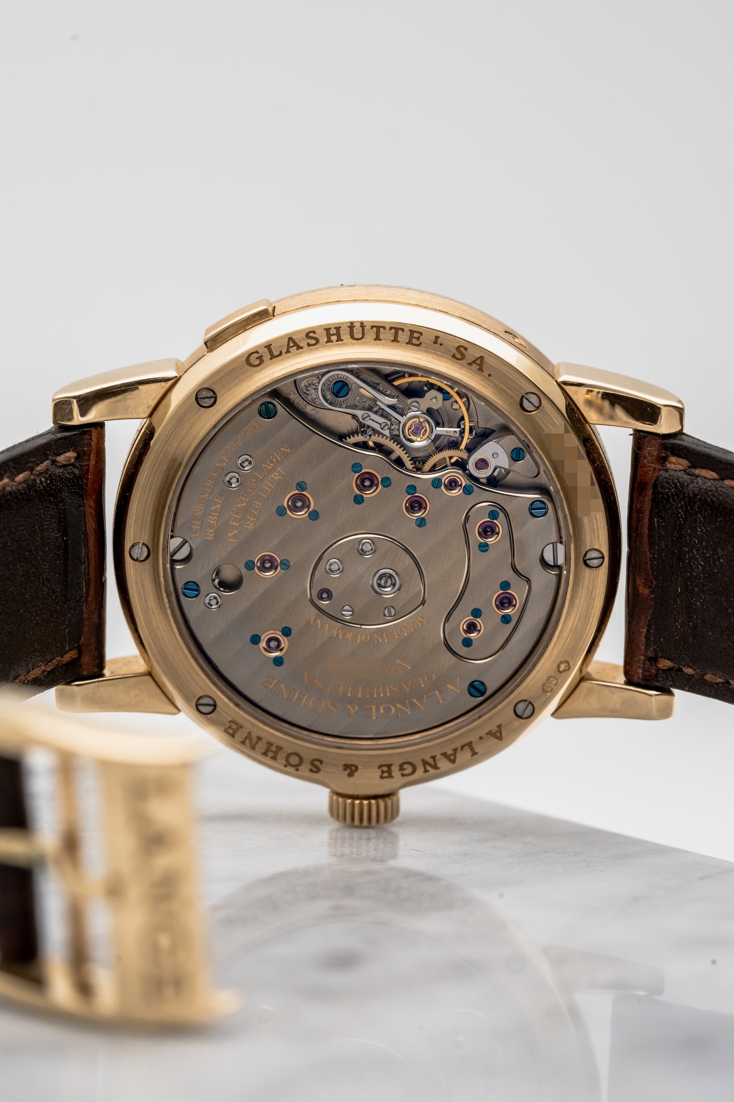 A. Lange & Söhne Lange 1 Moon Phase 109.021 Silver Dial