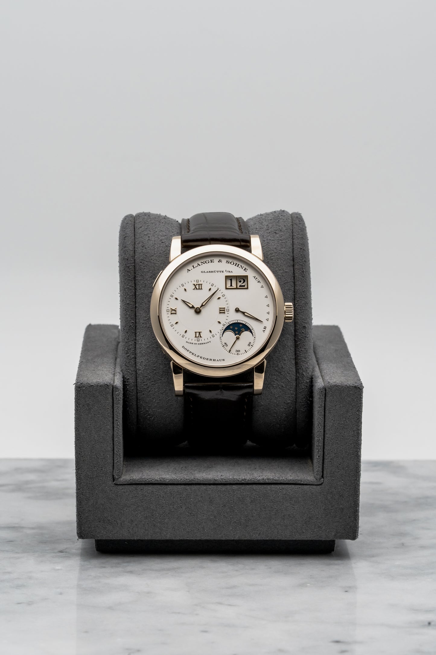 A. Lange & Söhne Lange 1 Moon Phase 109.032 Rose Gold, Silver Dial