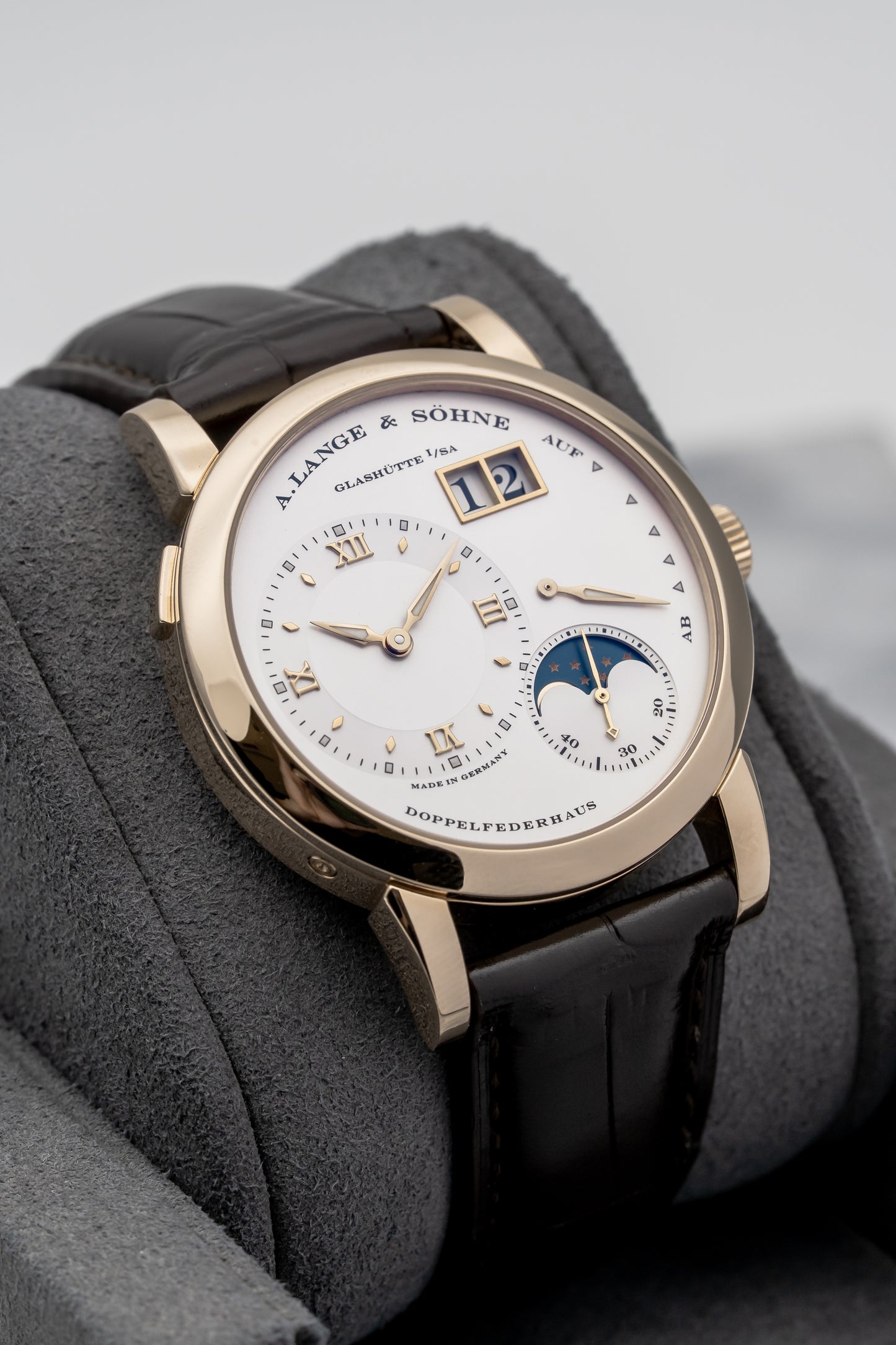 A. Lange & Söhne Lange 1 Moon Phase 109.032 Rose Gold, Silver Dial