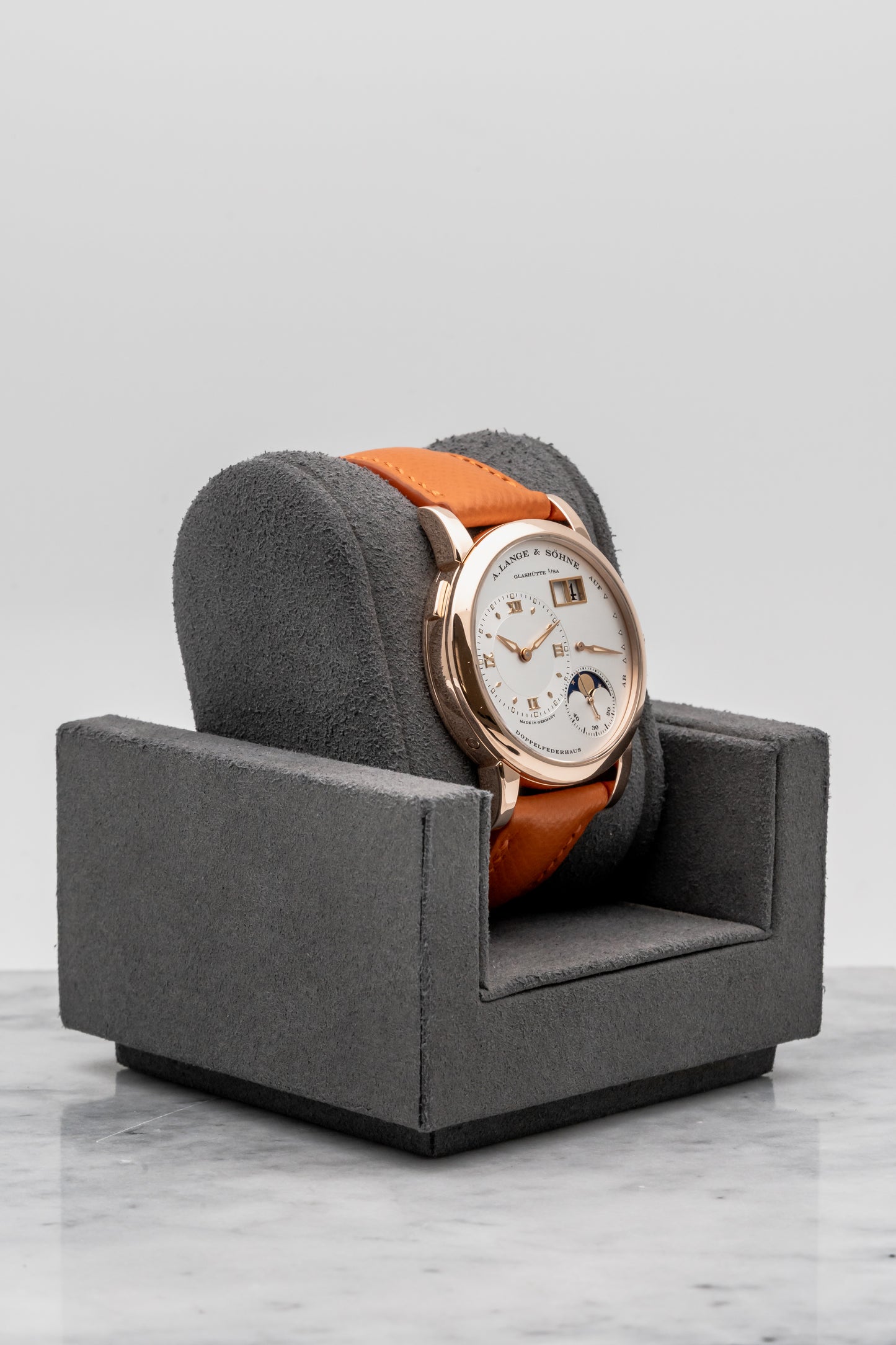A. Lange & Söhne Lange 1 Moon Phase 109.032 Silver Dial