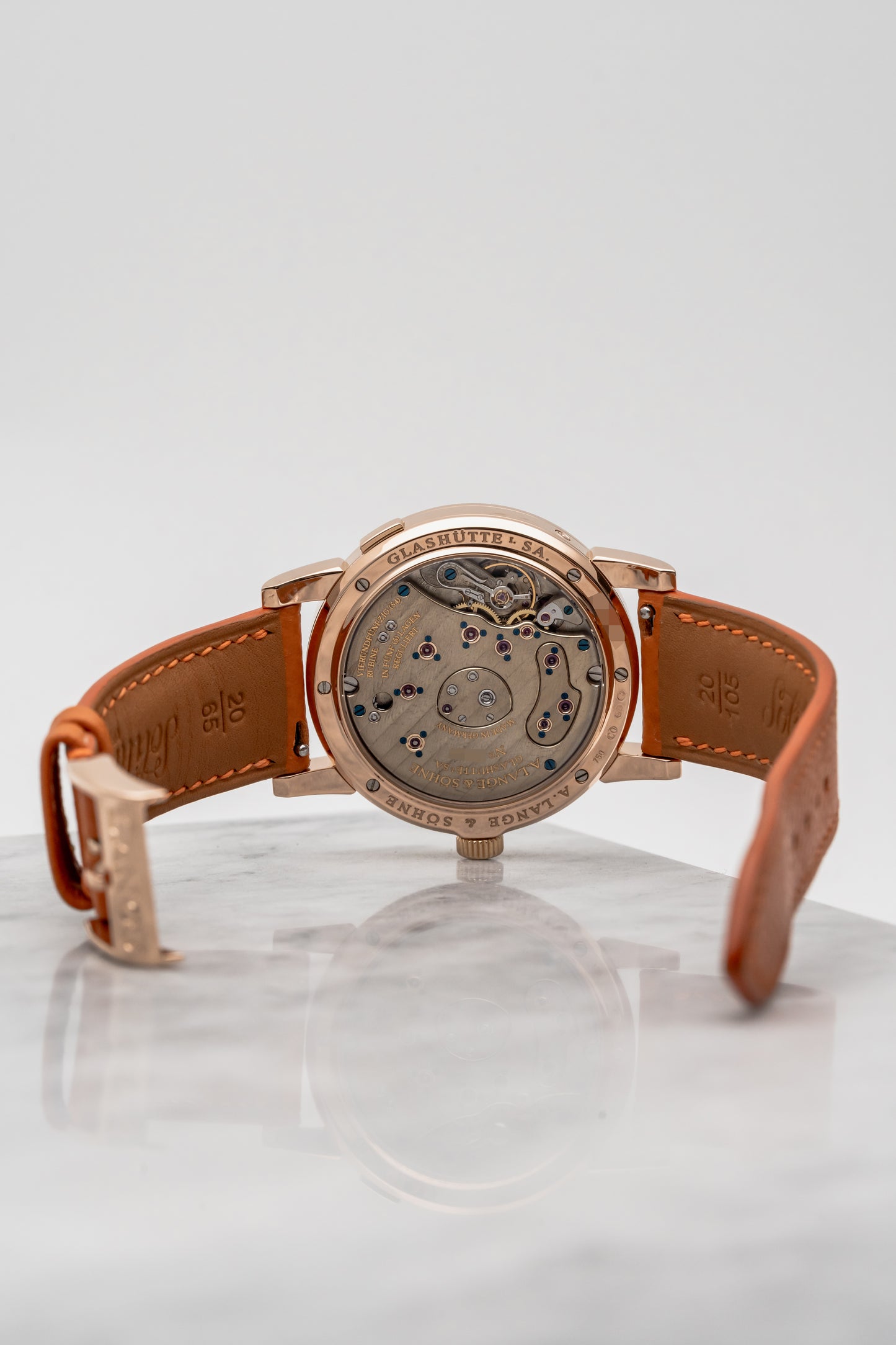 A. Lange & Söhne Lange 1 Moon Phase 109.032 Silver Dial