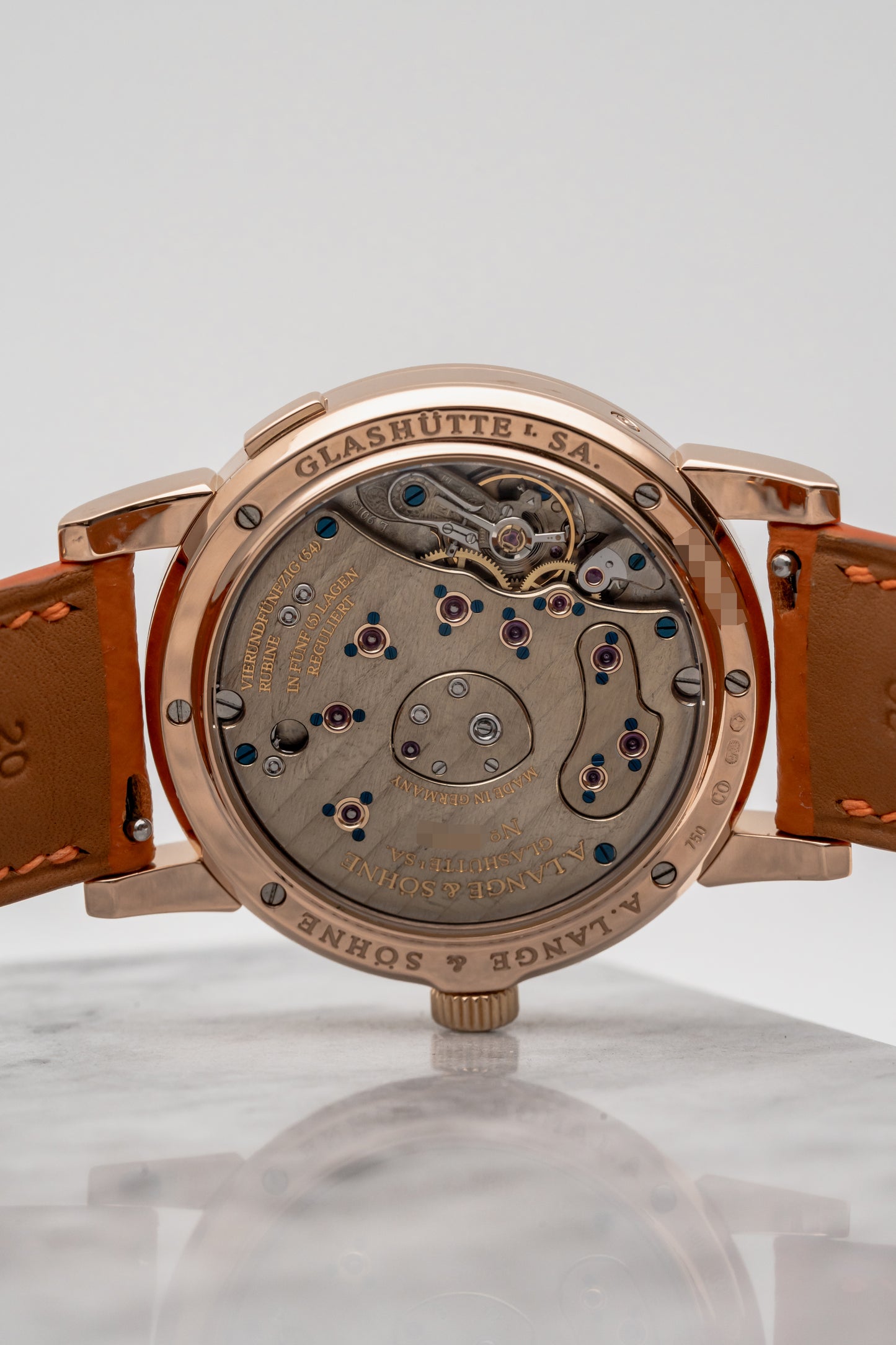 A. Lange & Söhne Lange 1 Moon Phase 109.032 Silver Dial