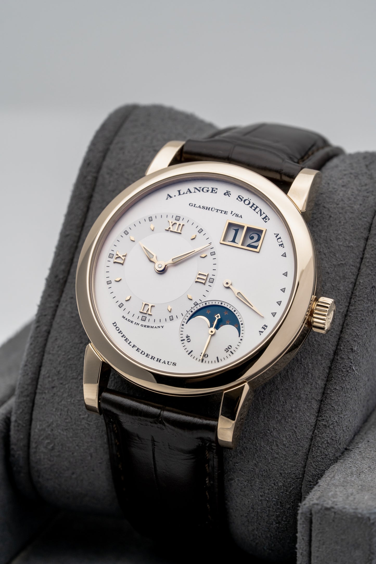 A. Lange & Söhne Lange 1 Moon Phase 109.032 Rose Gold, Silver Dial