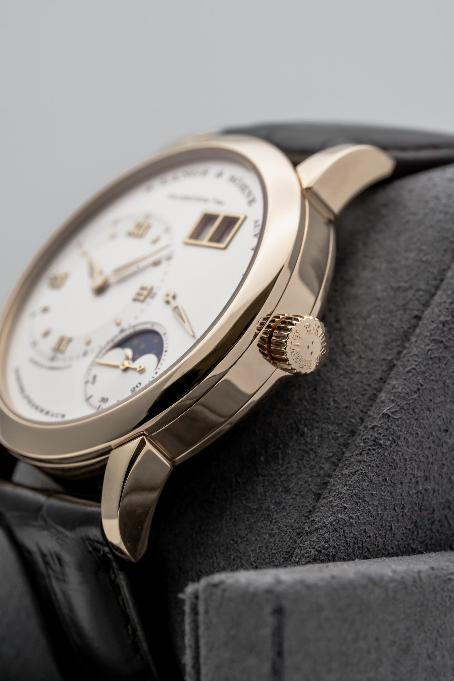 A. Lange & Söhne Lange 1 Moon Phase 109.032 Rose Gold, Silver Dial