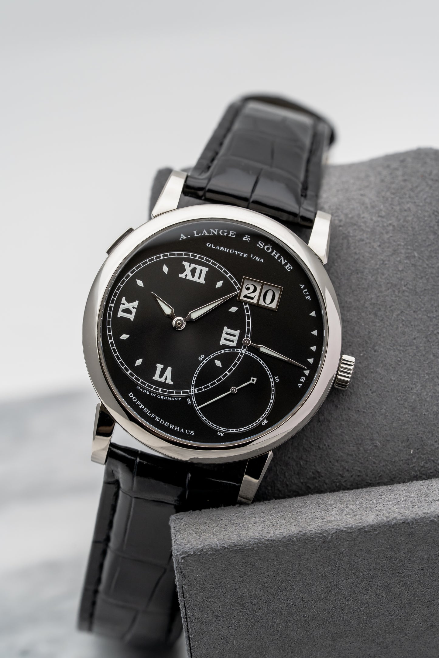 A. Lange & Söhne Grand Lange 1 115.028 White Gold, Black Dial