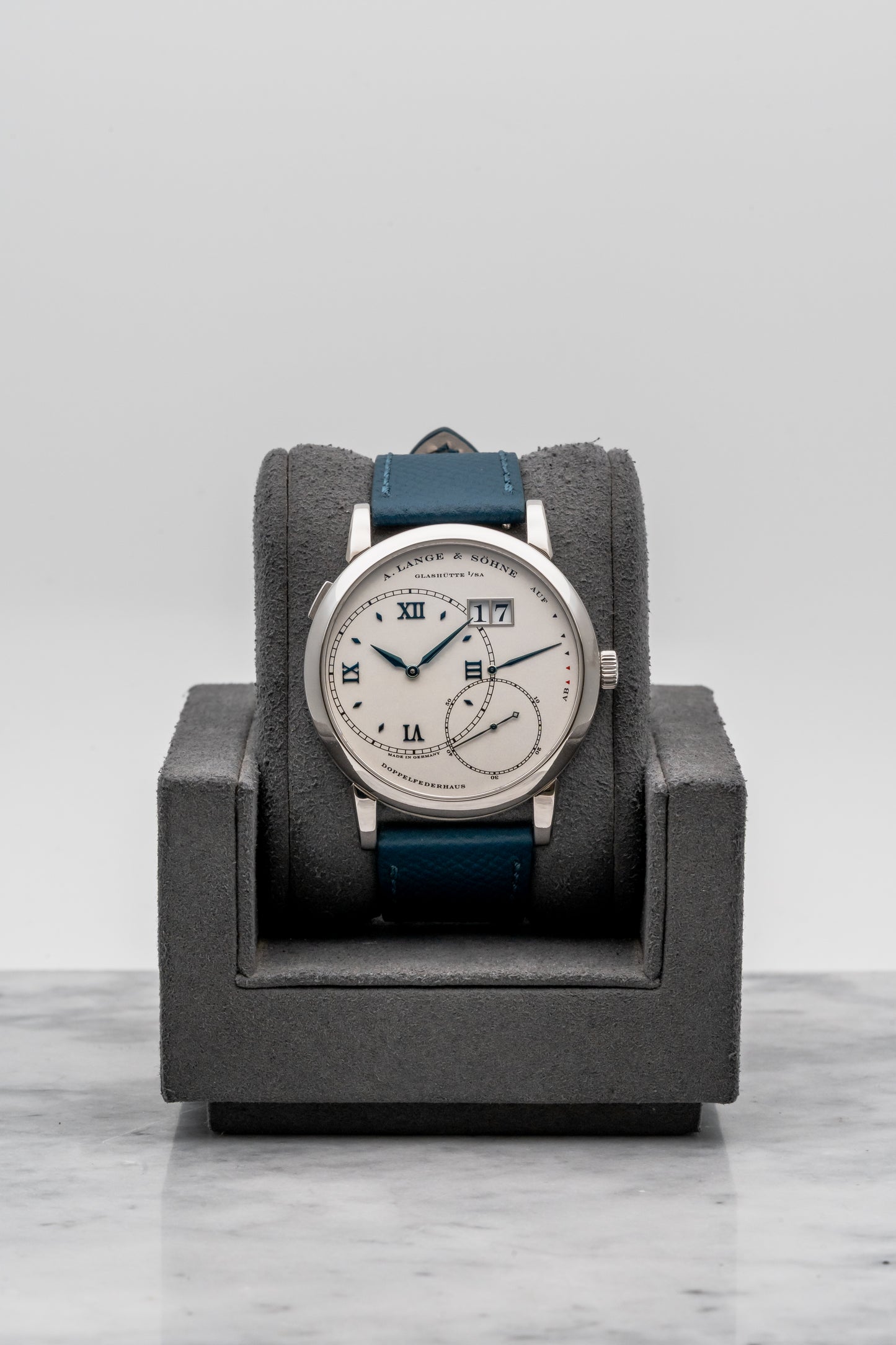 A. Lange & Söhne Grand Lange 1 115.046 "Blue Italia" Silver Dial