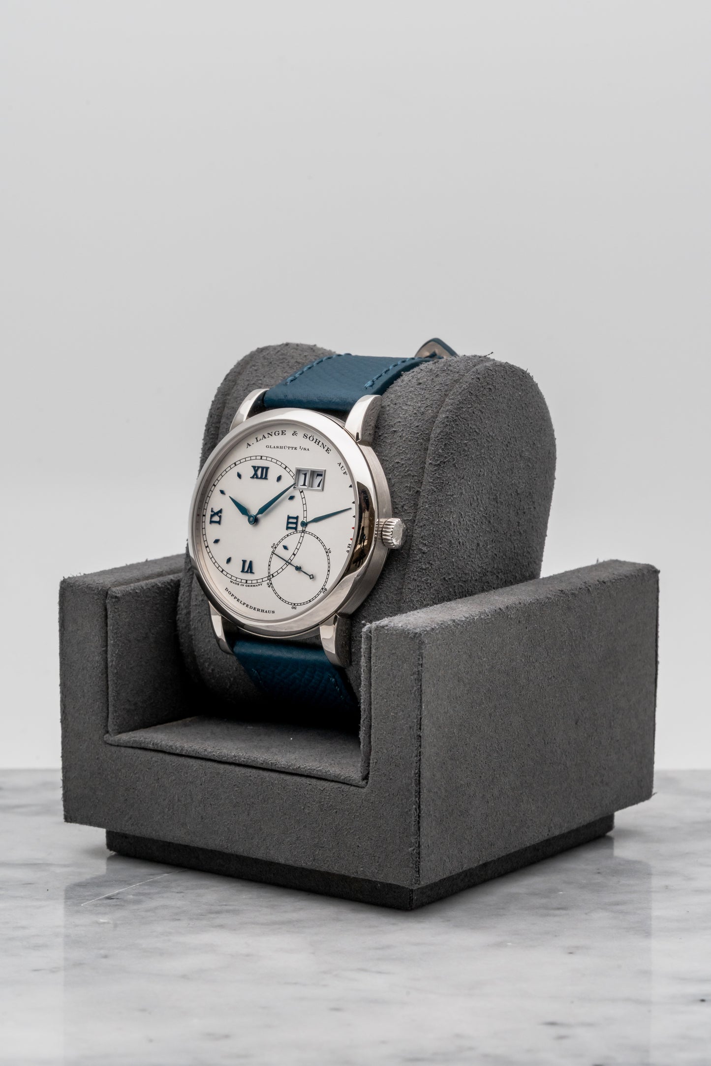 A. Lange & Söhne Grand Lange 1 115.046 "Blue Italia" Silver Dial