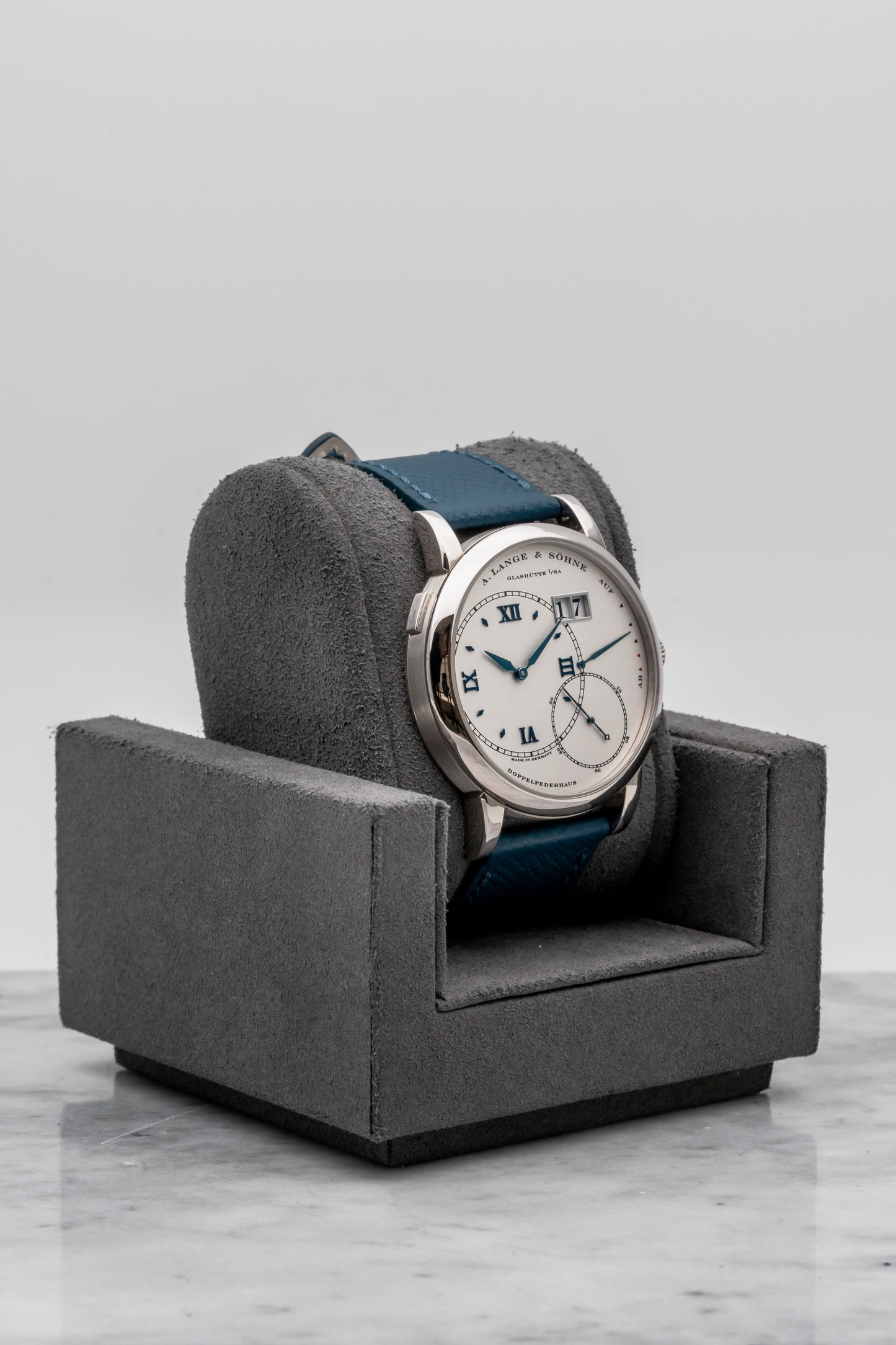A. Lange & Söhne Grand Lange 1 115.046 "Blue Italia" Silver Dial