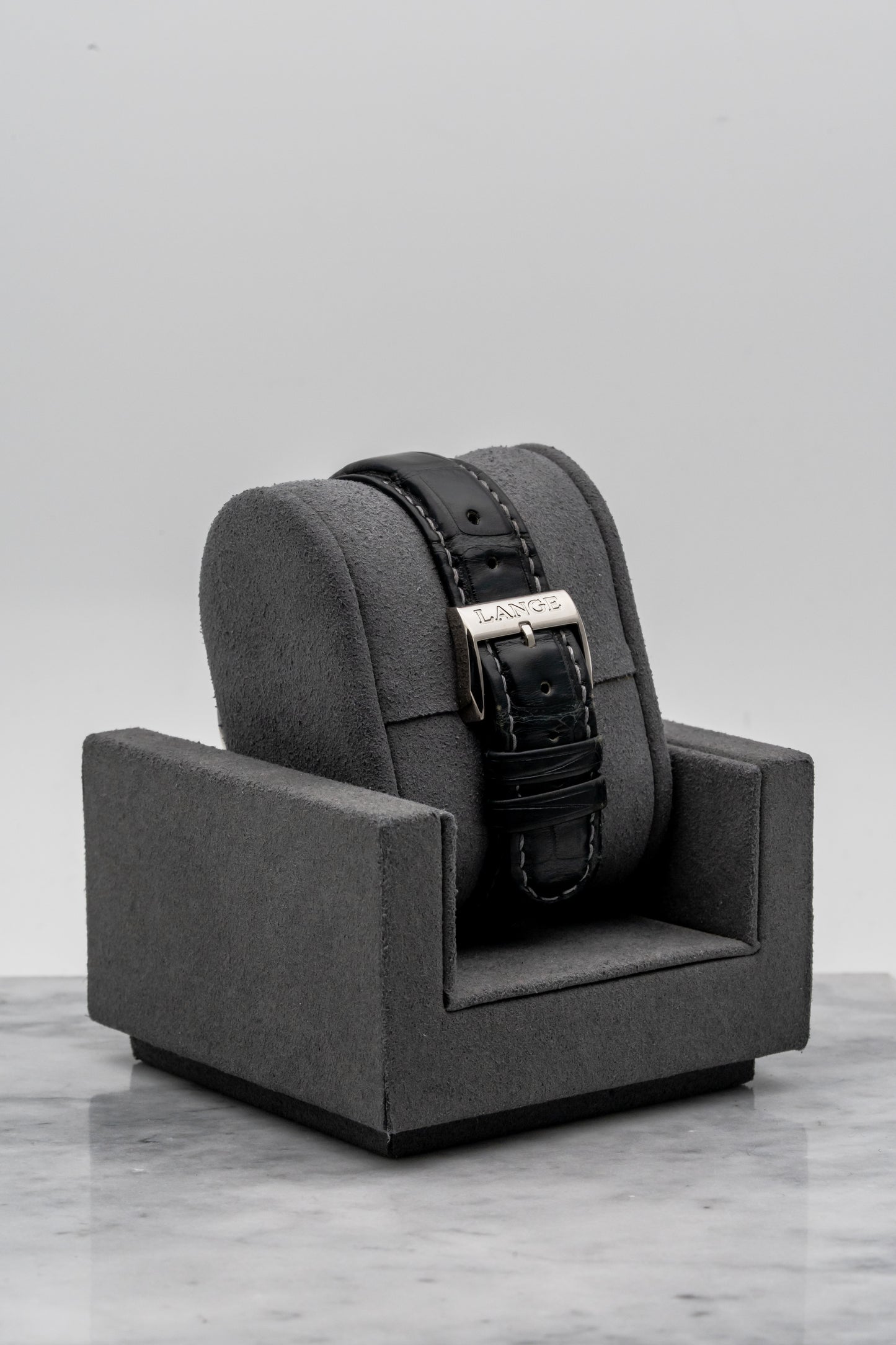 A. Lange & Söhne Lange 1 “Blue Italia” 115.046, Silver Dial