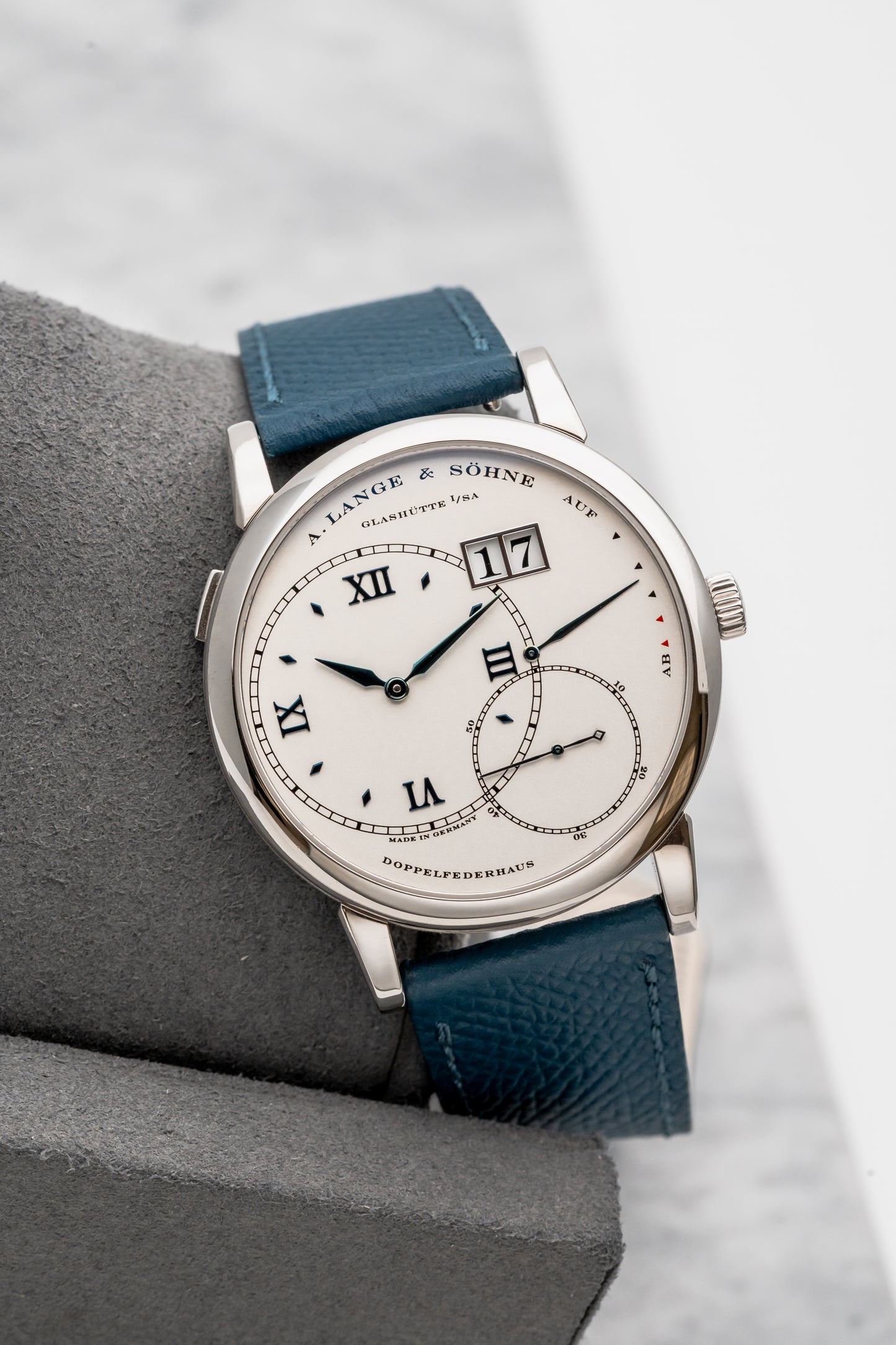 A. Lange & Söhne Grand Lange 1 115.046 "Blue Italia" Silver Dial