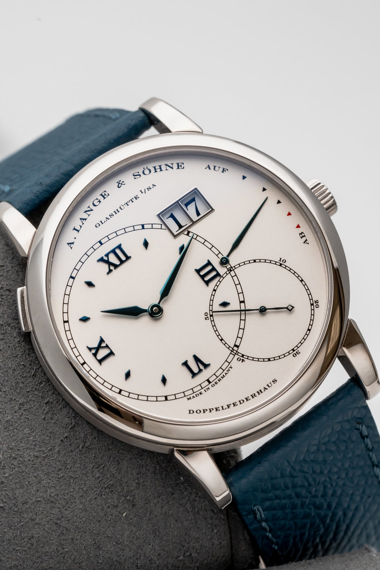 A. Lange & Söhne Grand Lange 1 115.046 "Blue Italia" Silver Dial