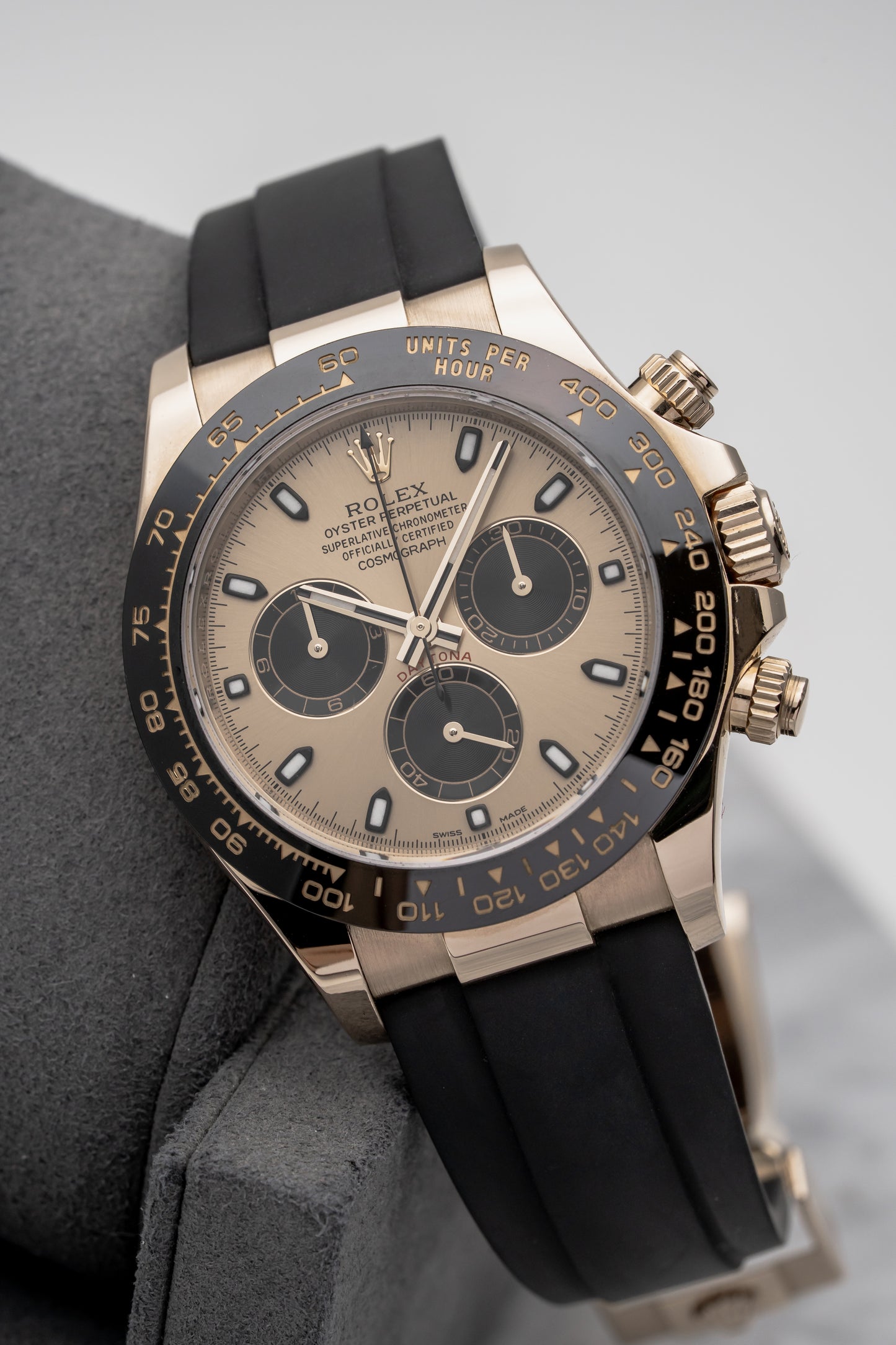 Rolex Daytona 116515LN Rose Gold, Sundust & Black Dial