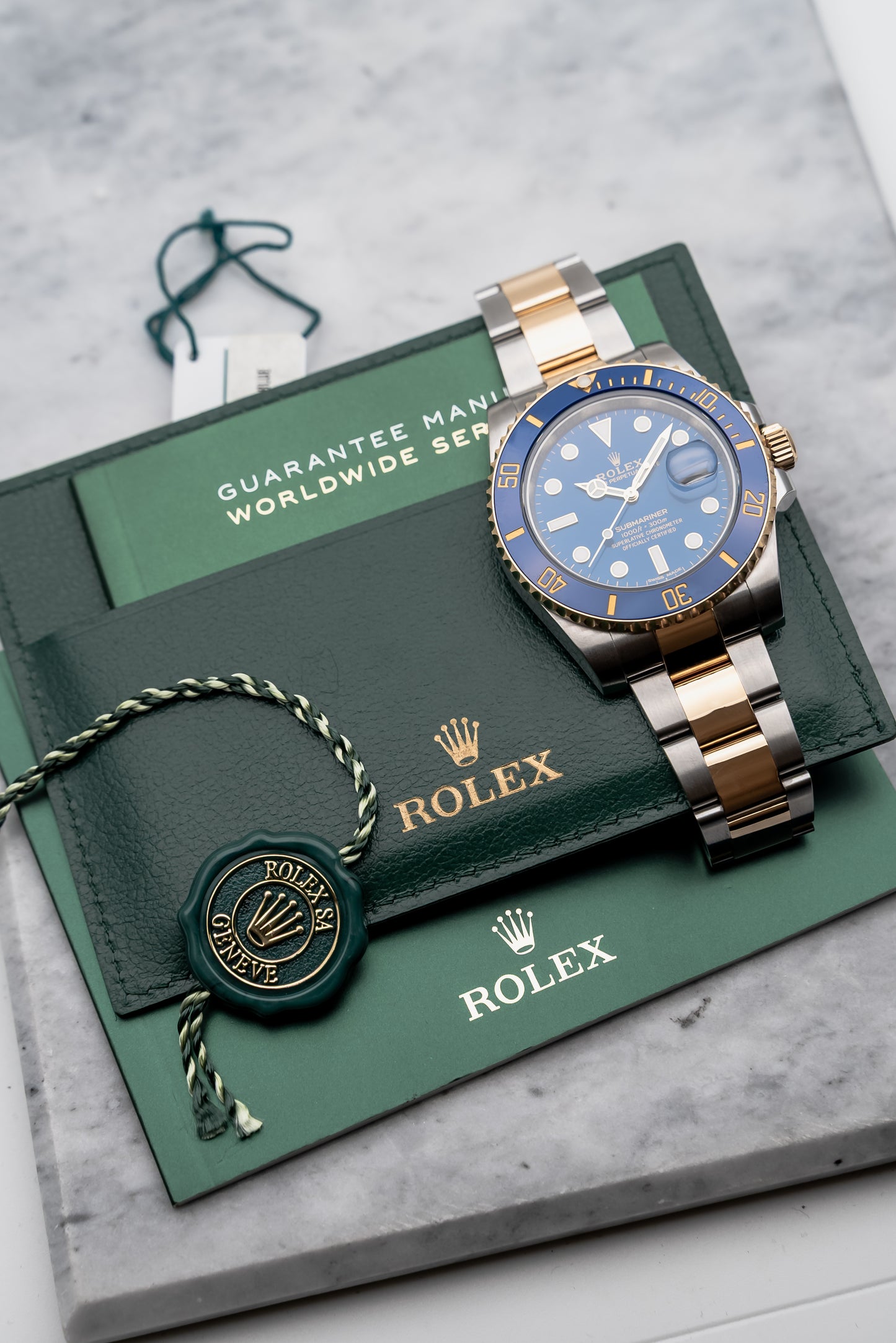 Rolex Submariner 116613LB Bluesy, Steel & Yellow Gold, Blue Dial