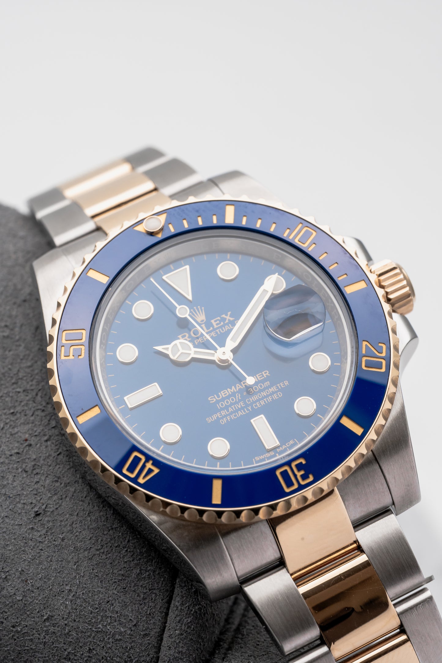 Rolex Submariner 116613LB Bluesy, Steel & Yellow Gold, Blue Dial