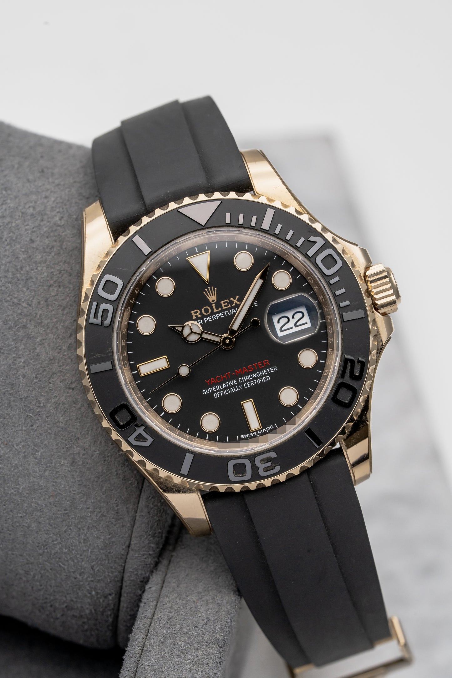 Rolex Yacht-Master 116655 Rose Gold, Black Dial
